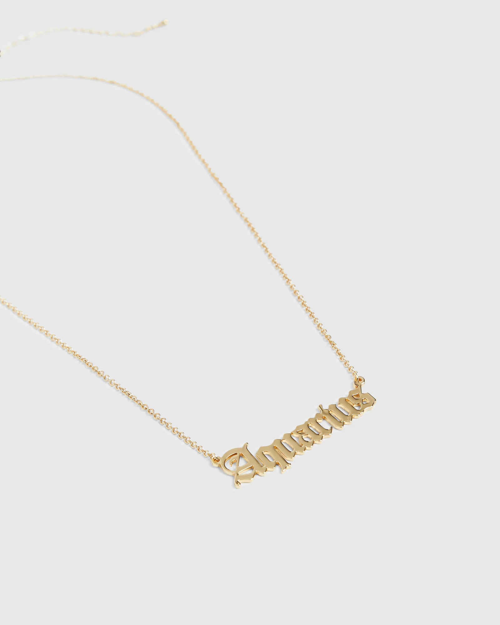 14k Aquarius Star Sign Necklace - Image 3