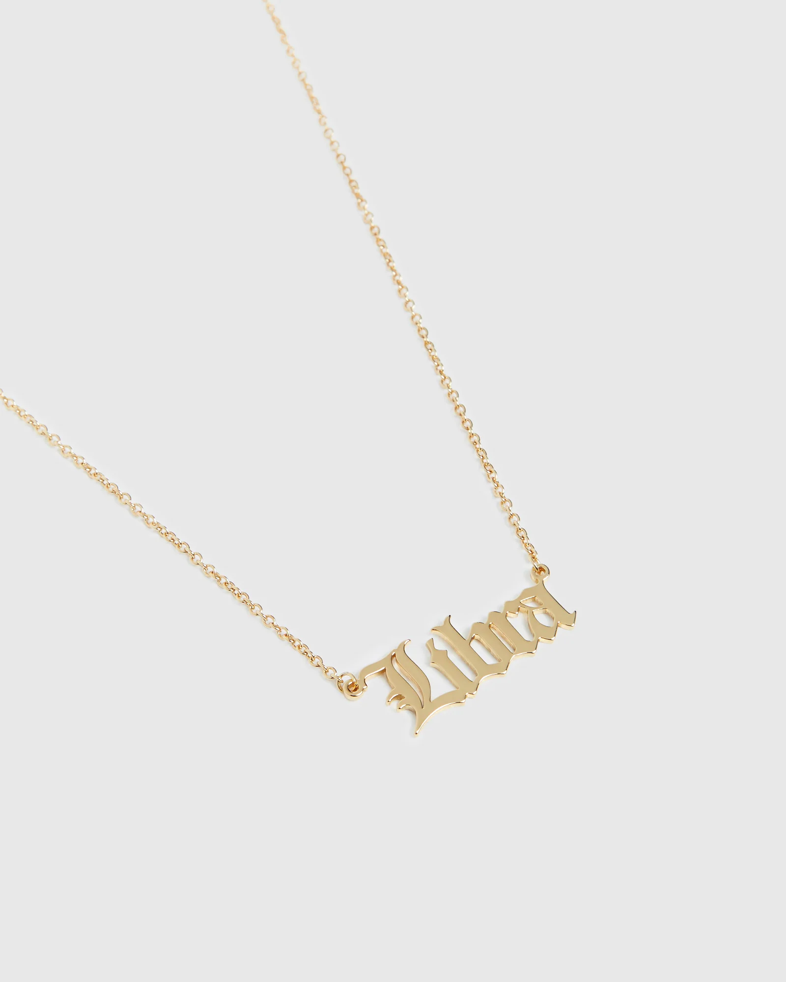14k Libra Star Sign Necklace - Image 2