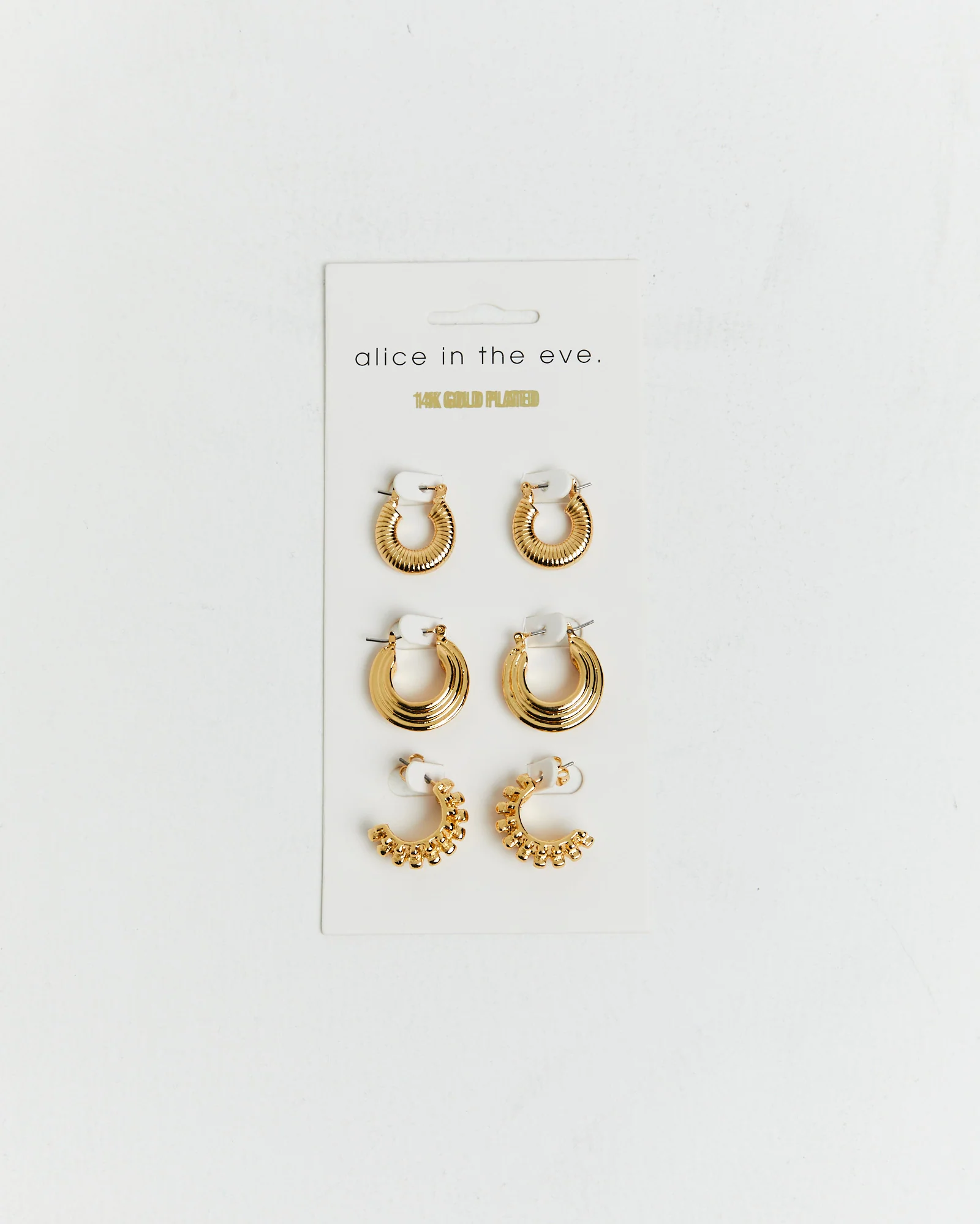 14K Plated Yasm Earrg Pack
