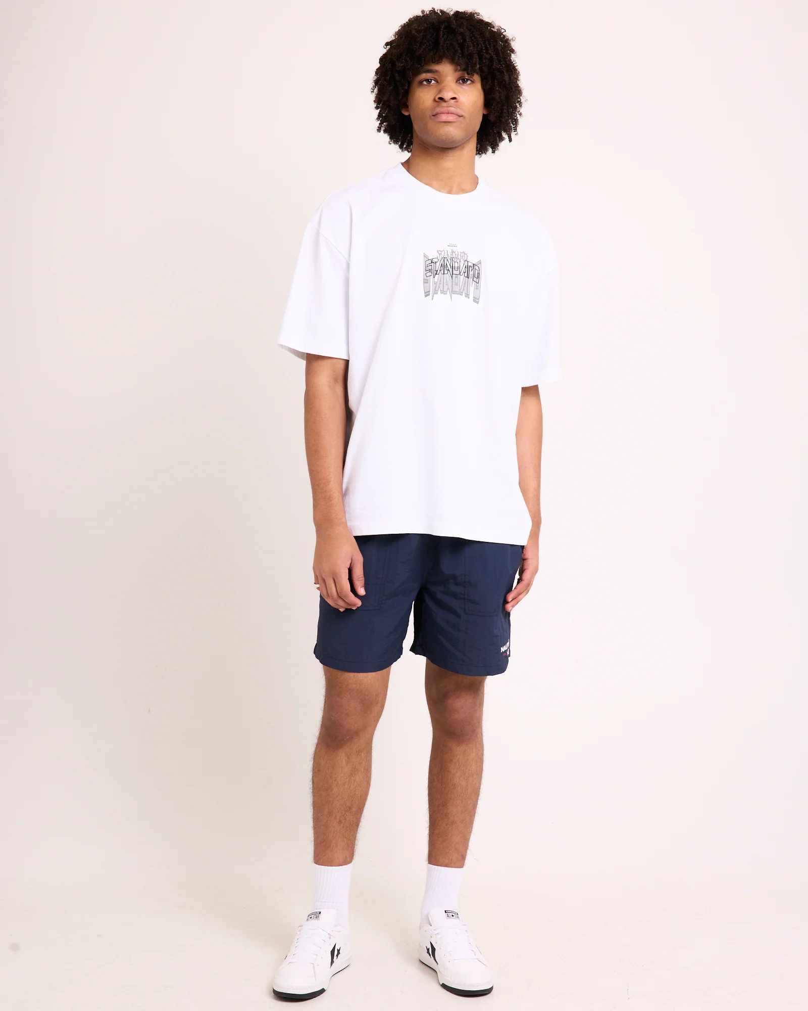 Relaxed Fit 6" Vintage 1983 Flag Swim Shorts