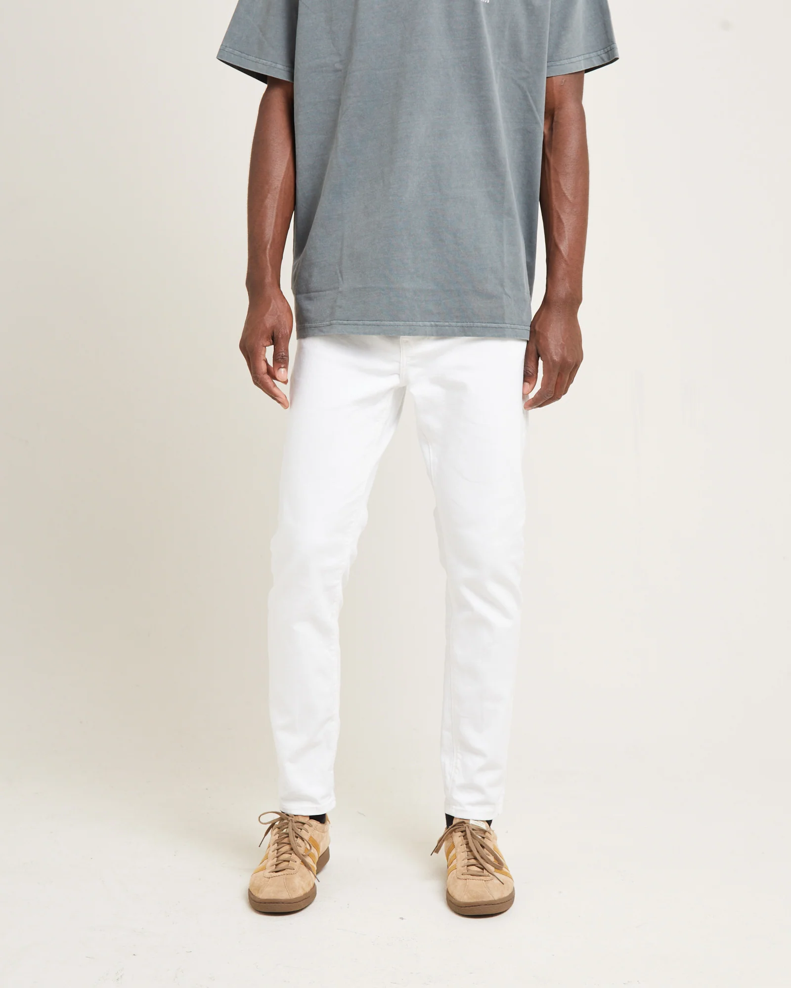 A Dropped Skinny Denim Jeans