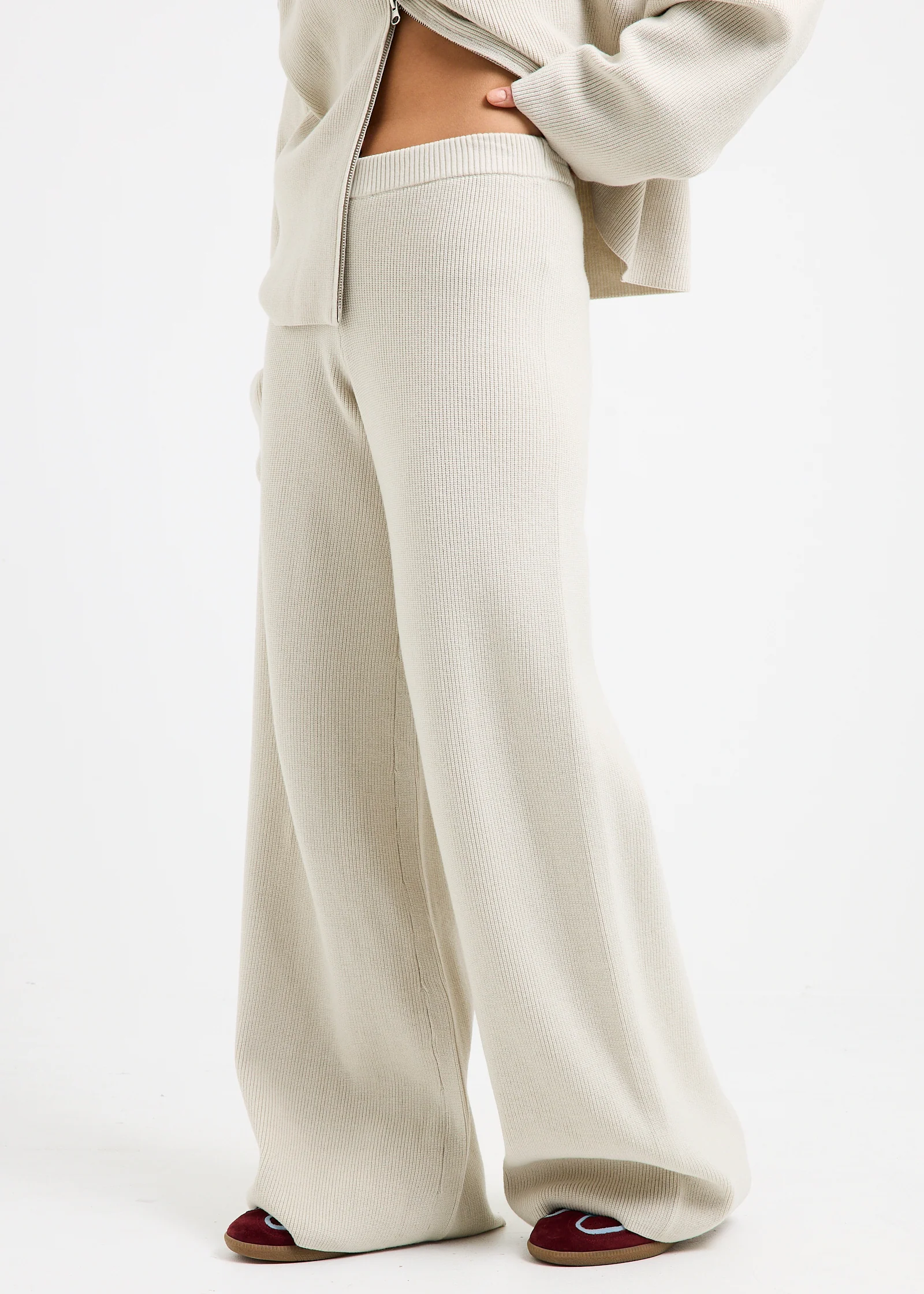 Agnes Rib Wide Leg Pants - Image 3