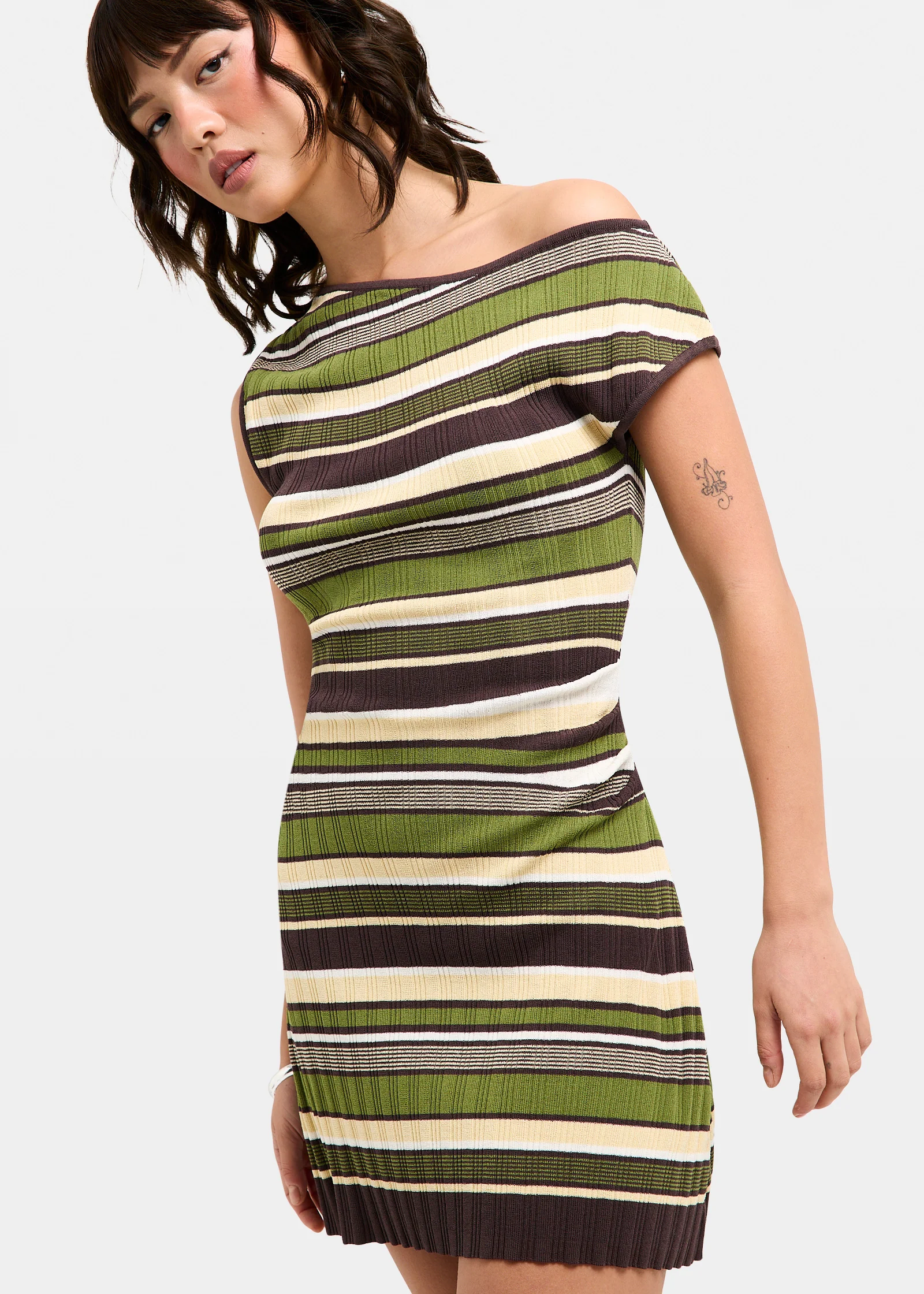Alba Off Shoulder Mini Dress - Image 5