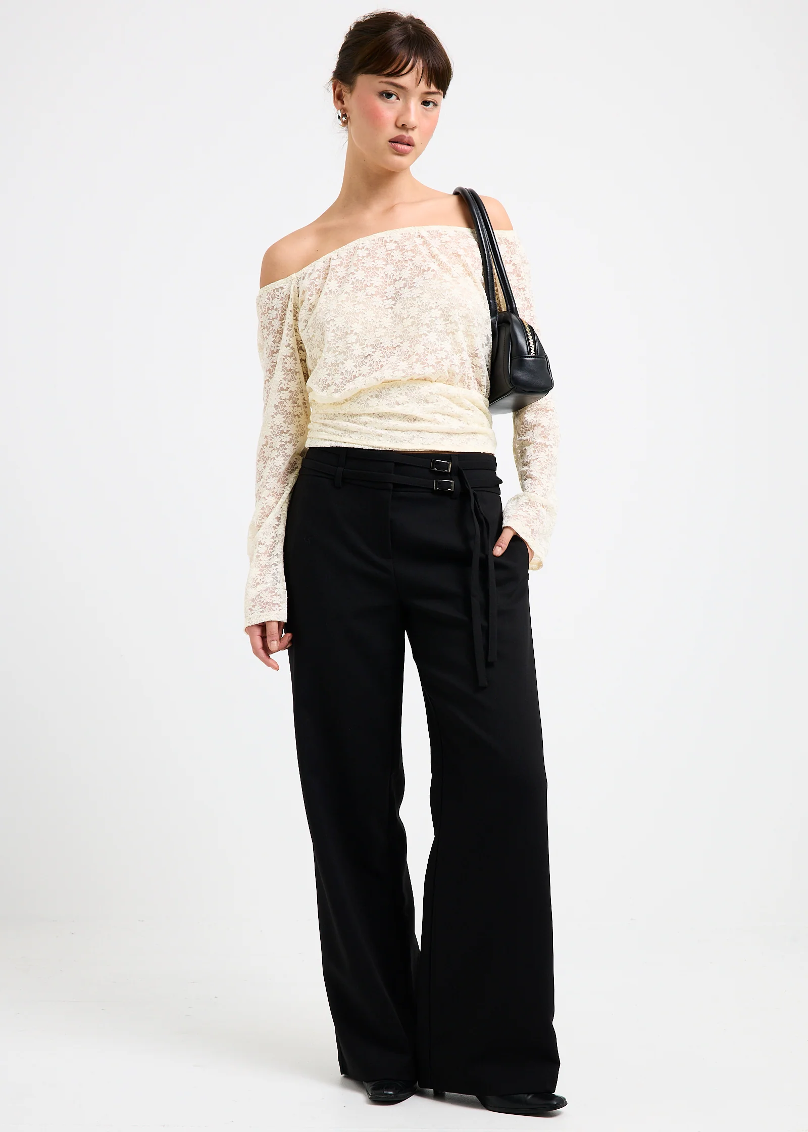 Amara Draped Off Shoulder Top - Image 3