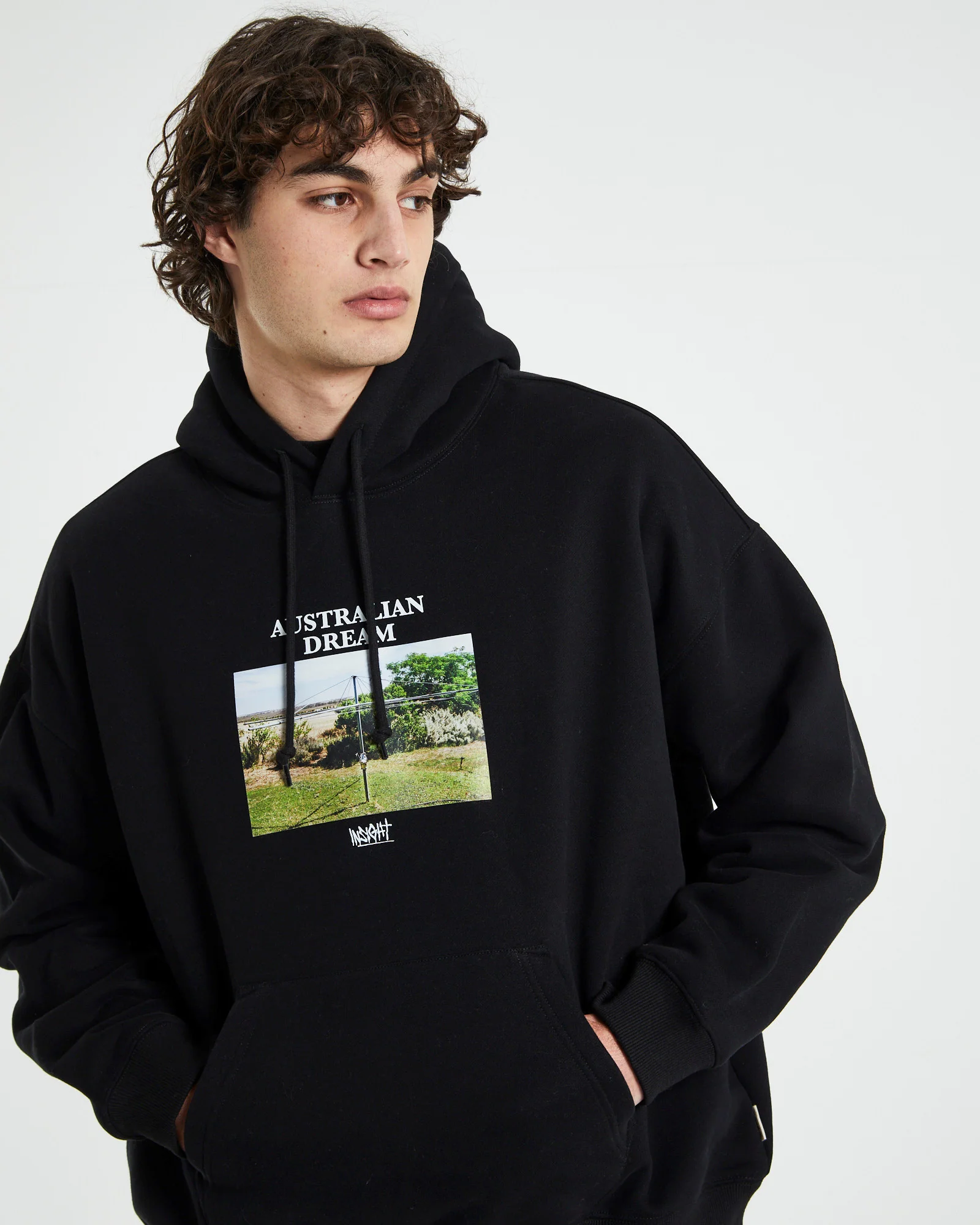 Australian Dream Hoodie in Black
