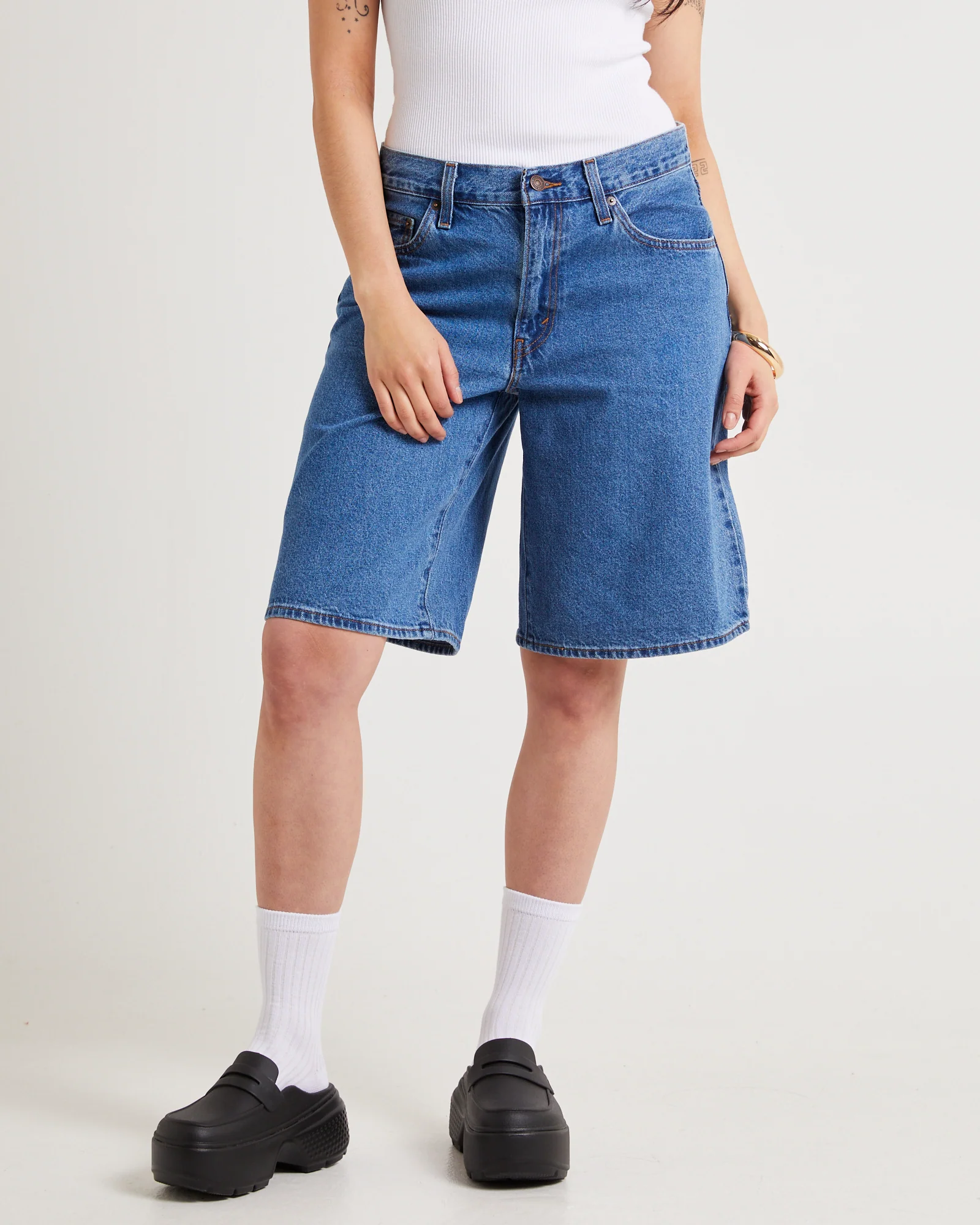 Baggy Dad Denim Jorts