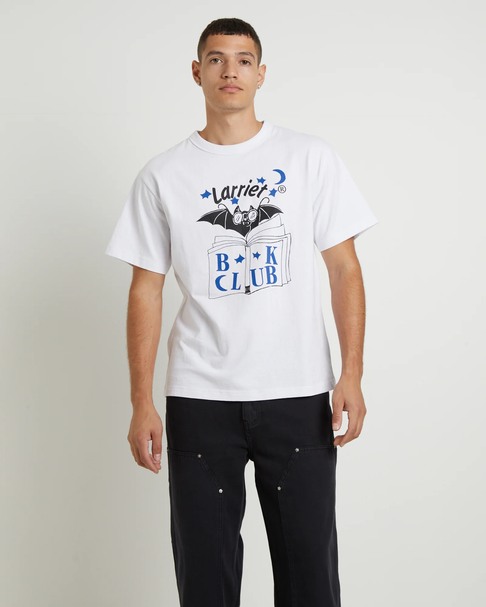 Blind As A Bat Short Sleeve T-Shirt in White