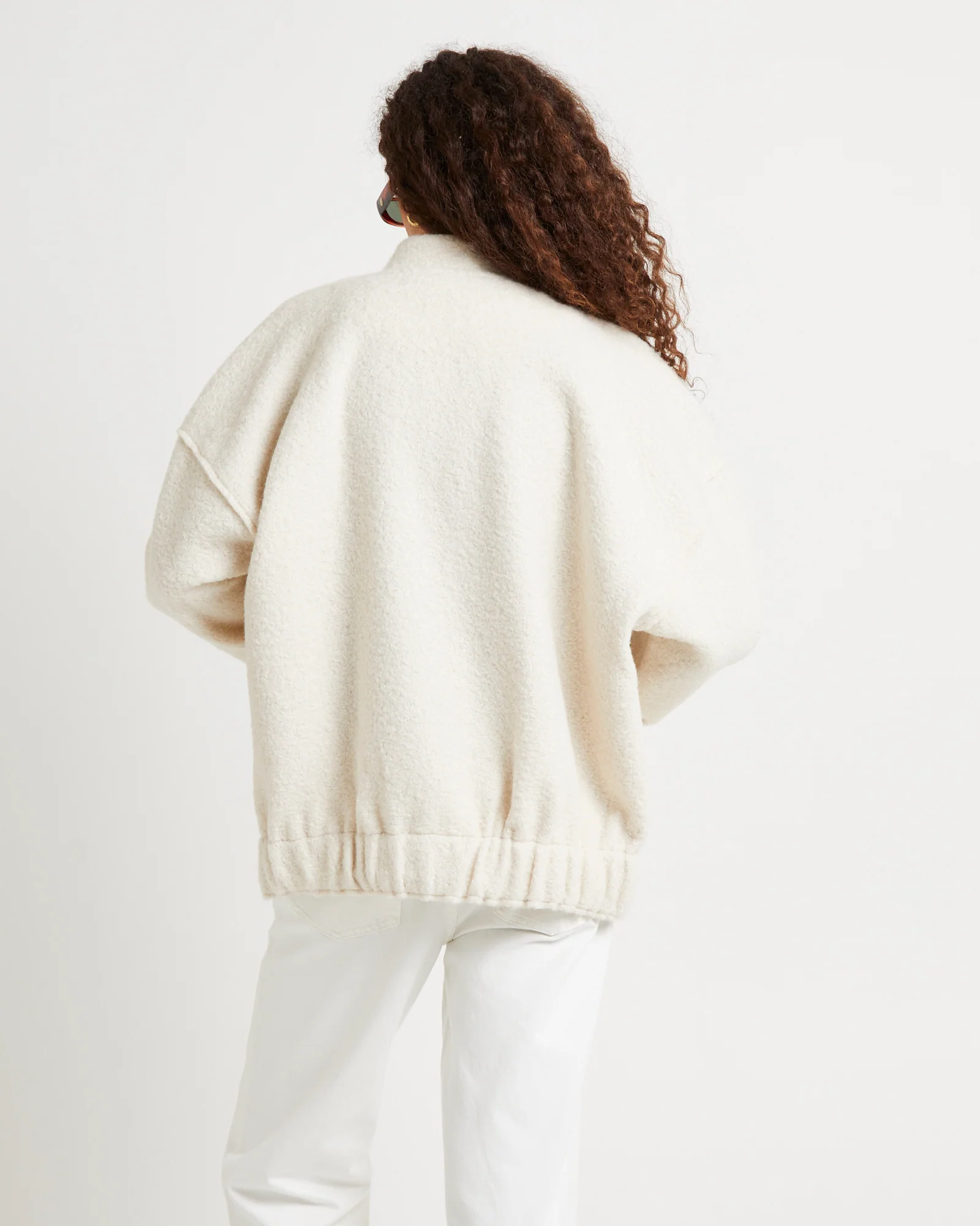 Boucle Bomber Jacket - Image 2