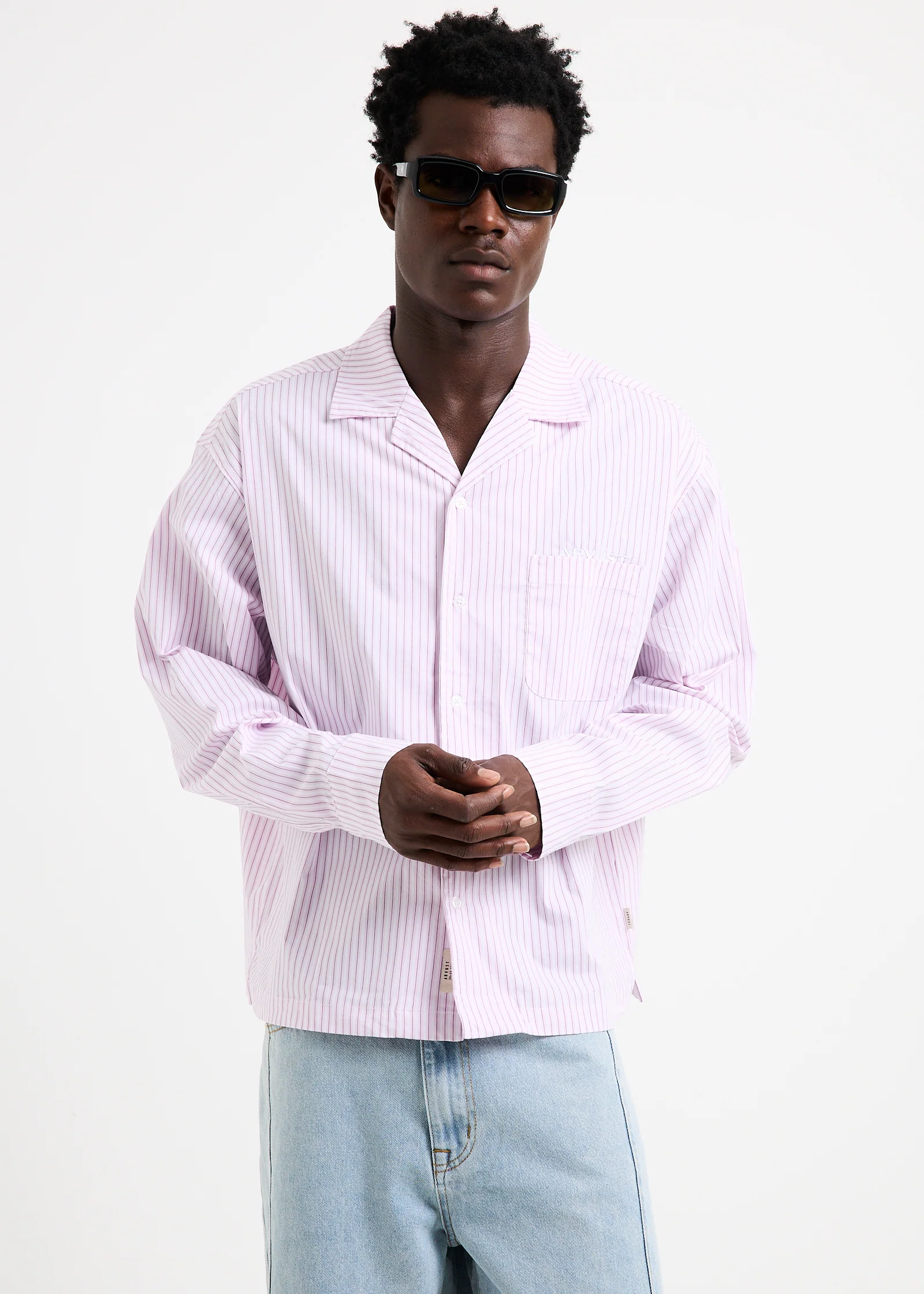 Box Striped Long Sleeve Shirt