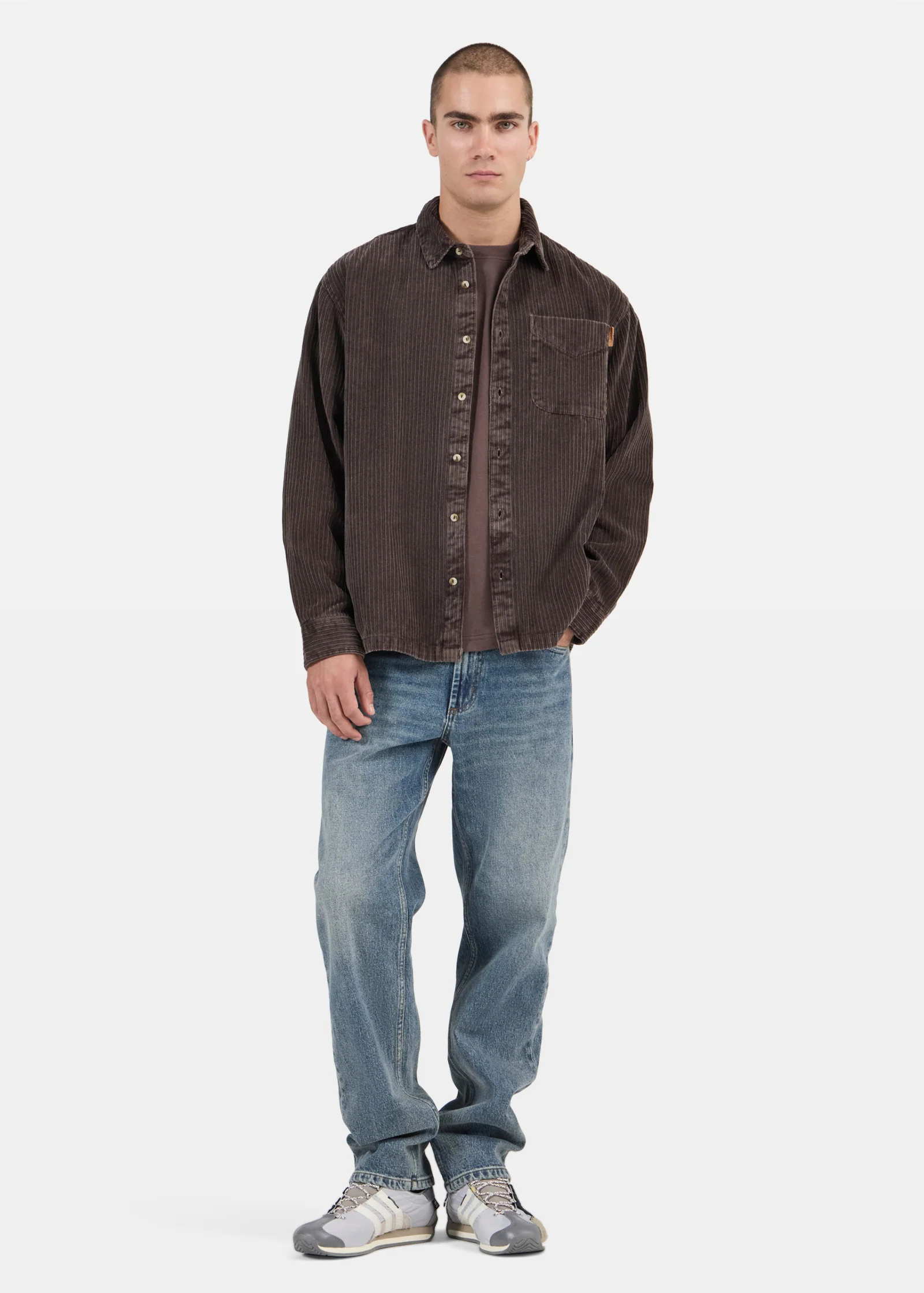 Campus Chunky Cord Long Sleeve Shirt - Image 3