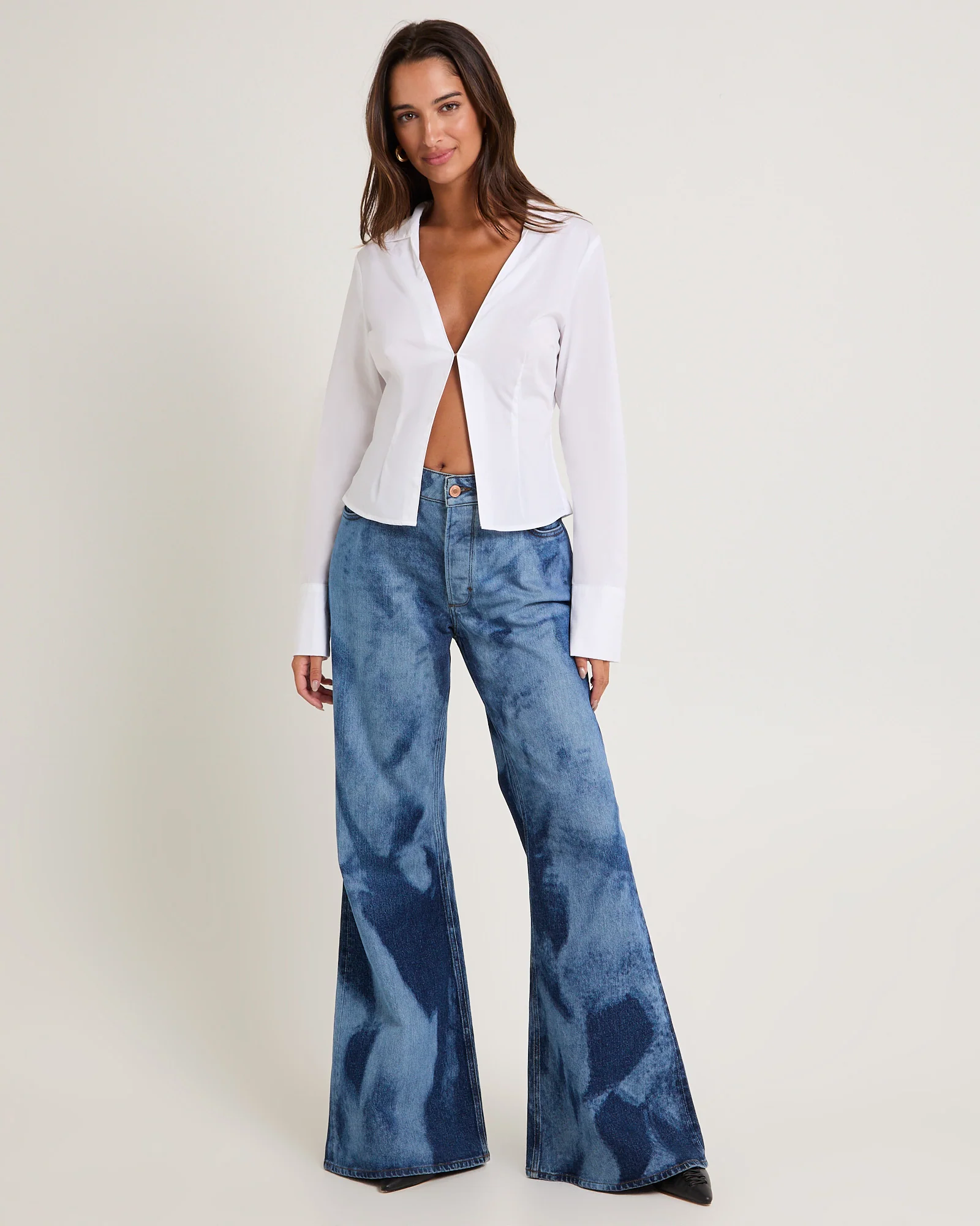 Chloe Baggy Denim Jeans Mars - Image 3