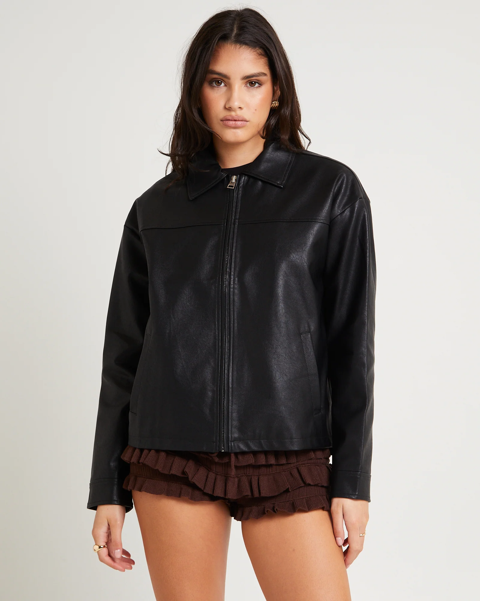 Clara Clean PU Jacket