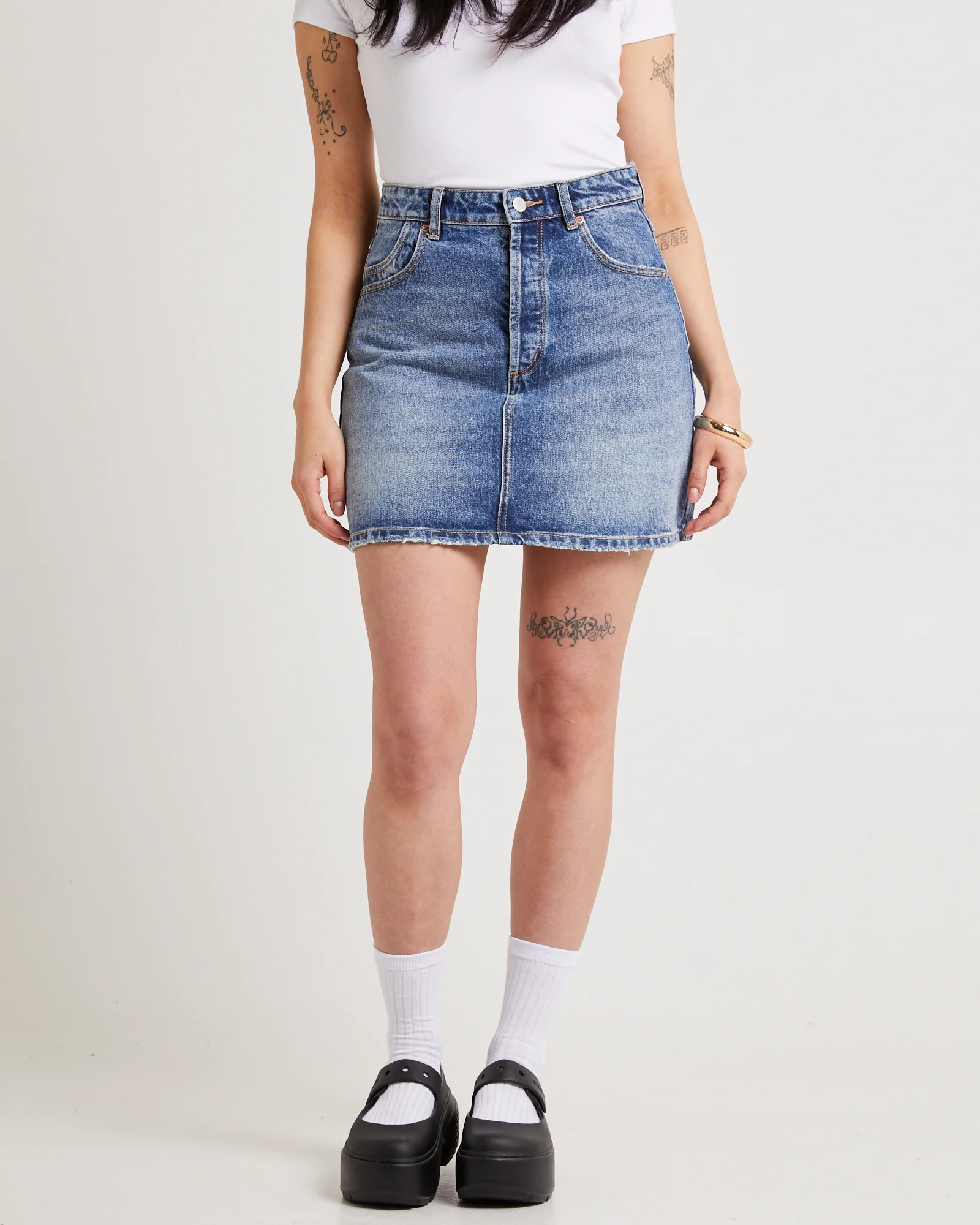 Classic Denim Mini Skirt Christy