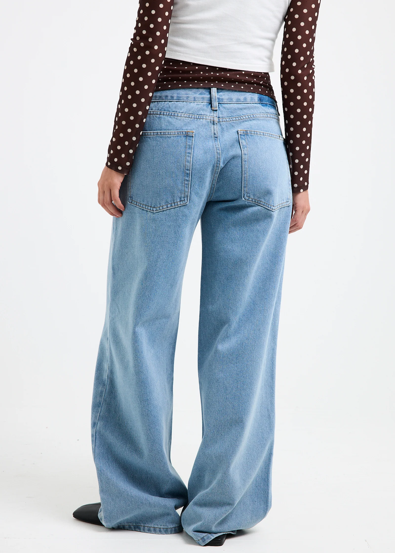 Cody Low Baggy Denim Jeans - Image 3