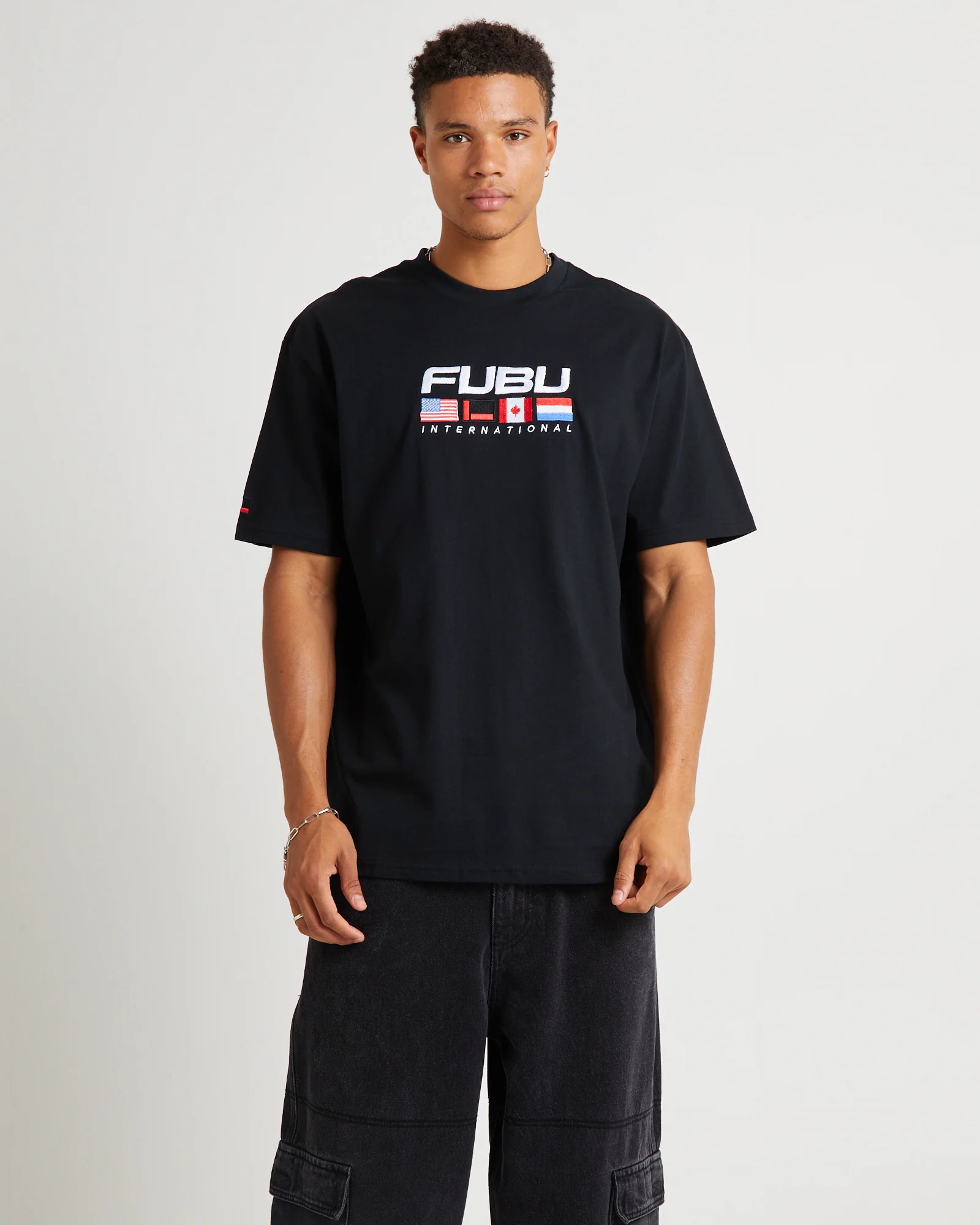 Corporate International Short Sleeve T-Shirt Black