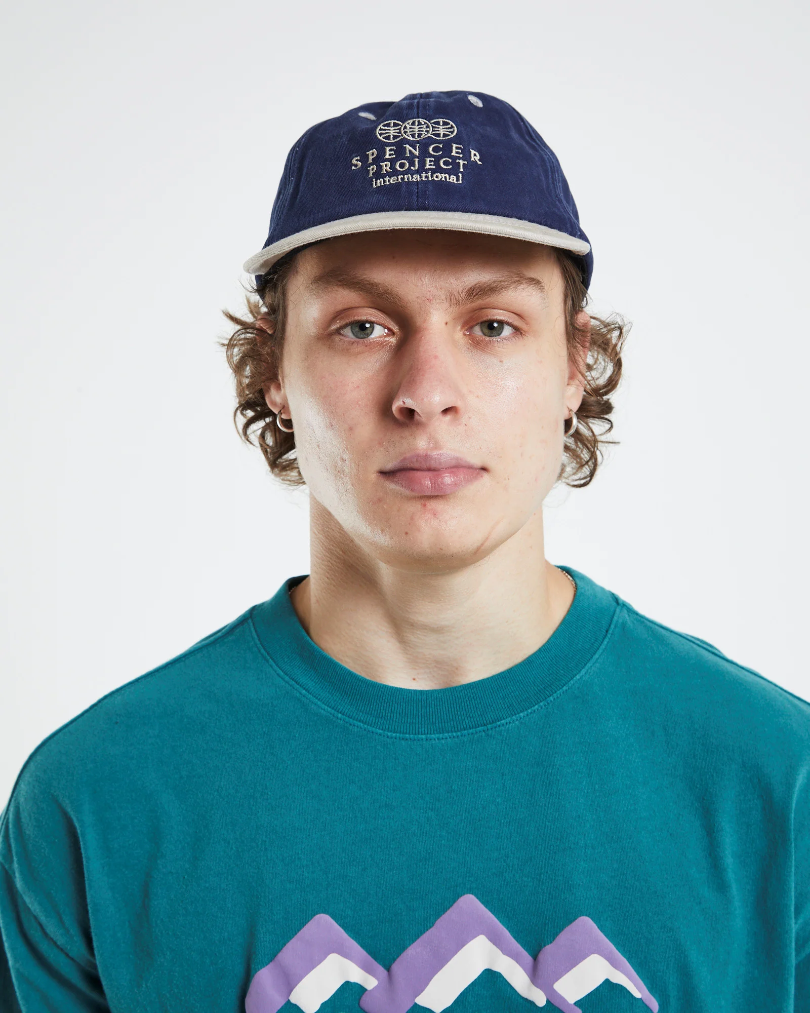 Court Cap Navy/Sand