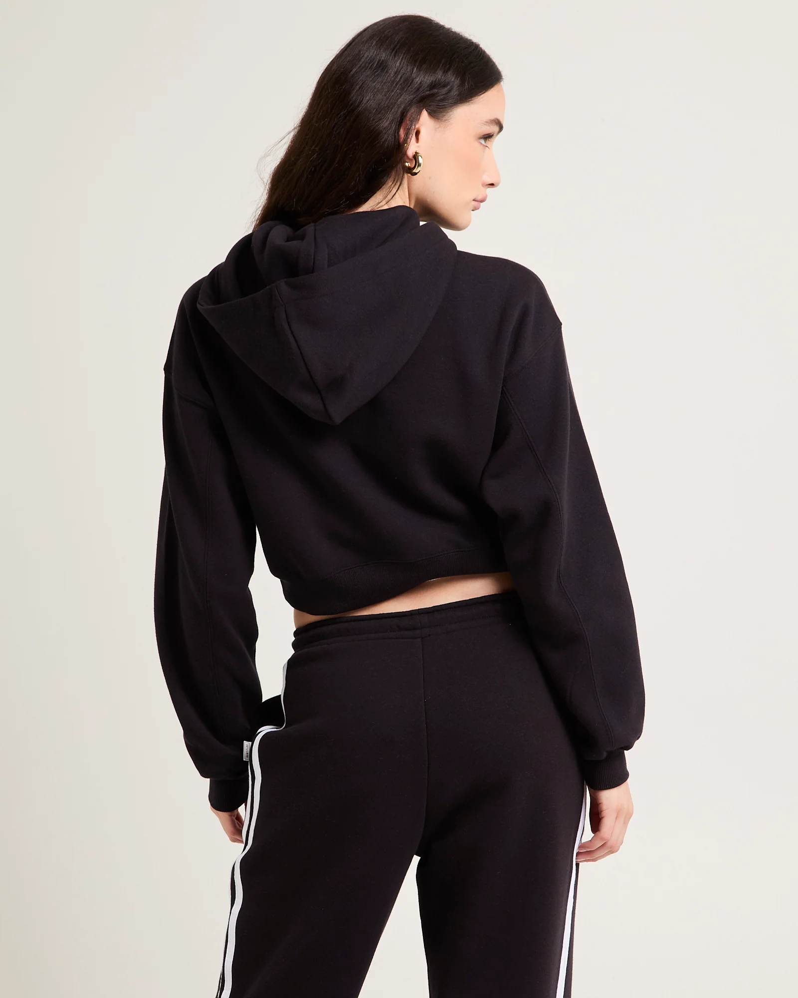 Cropped Zip Hoodie - Image 2