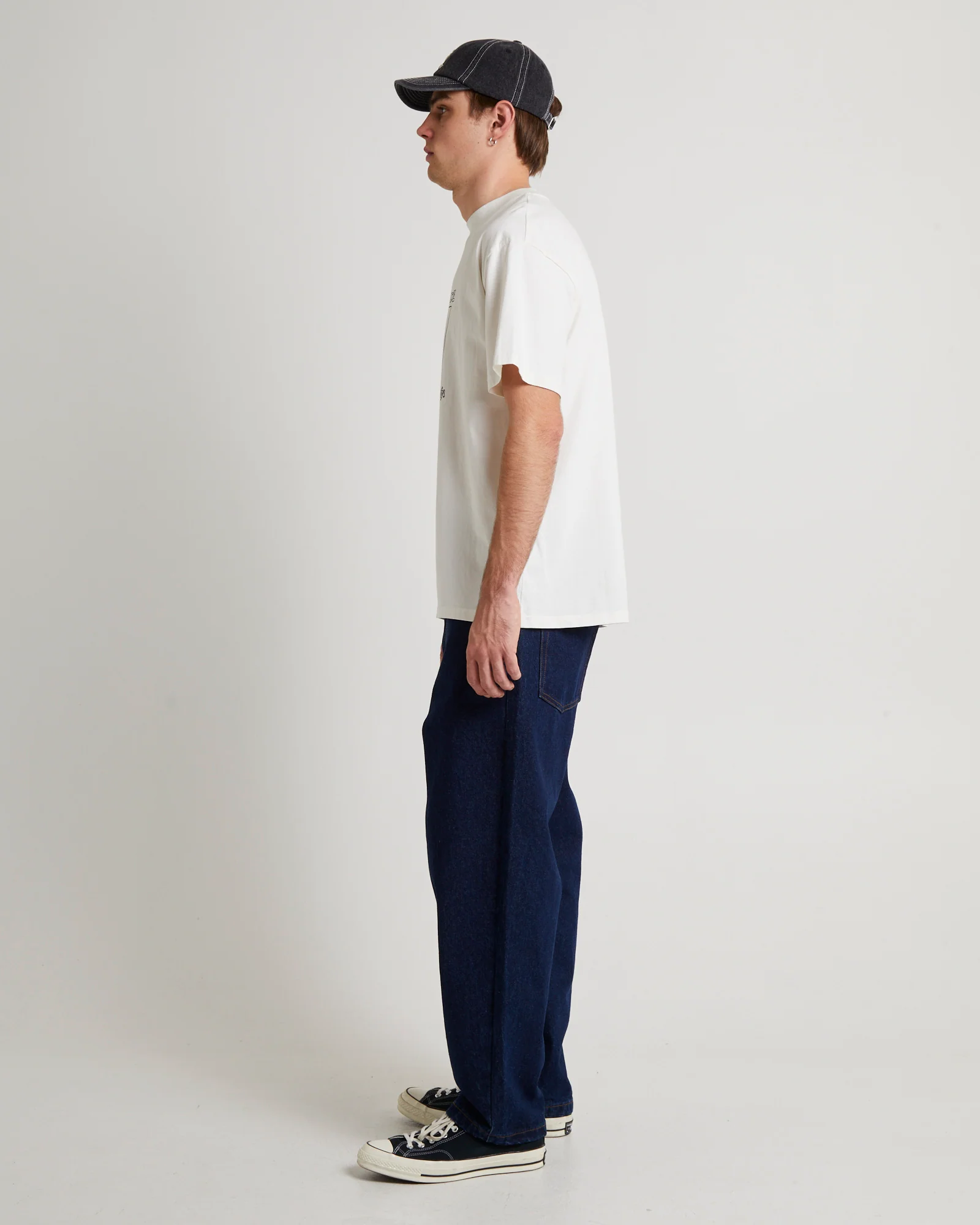 Dreamin Short Sleeve T-Shirt Vintage White - Image 4
