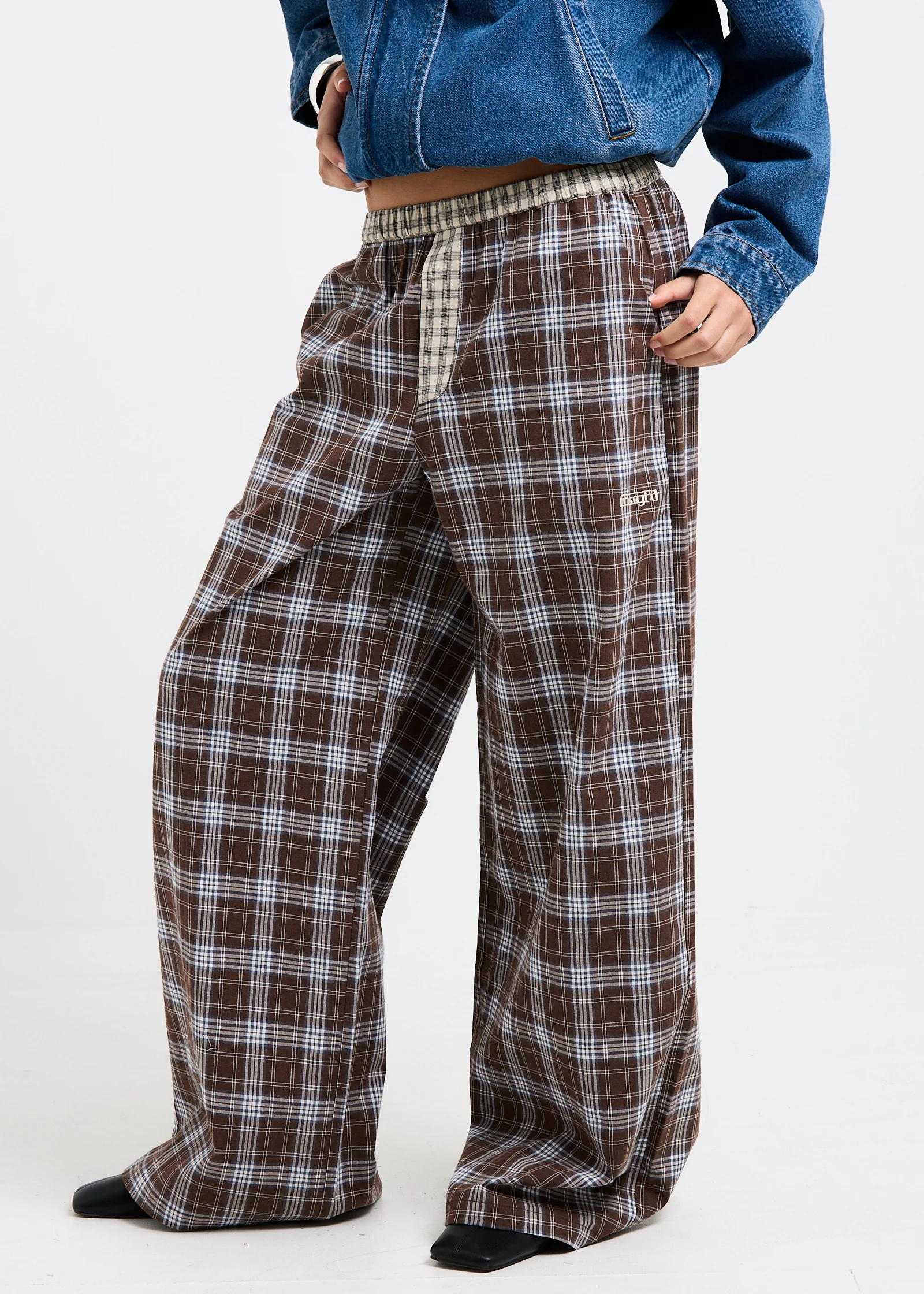 Edith Check Pants - Image 5