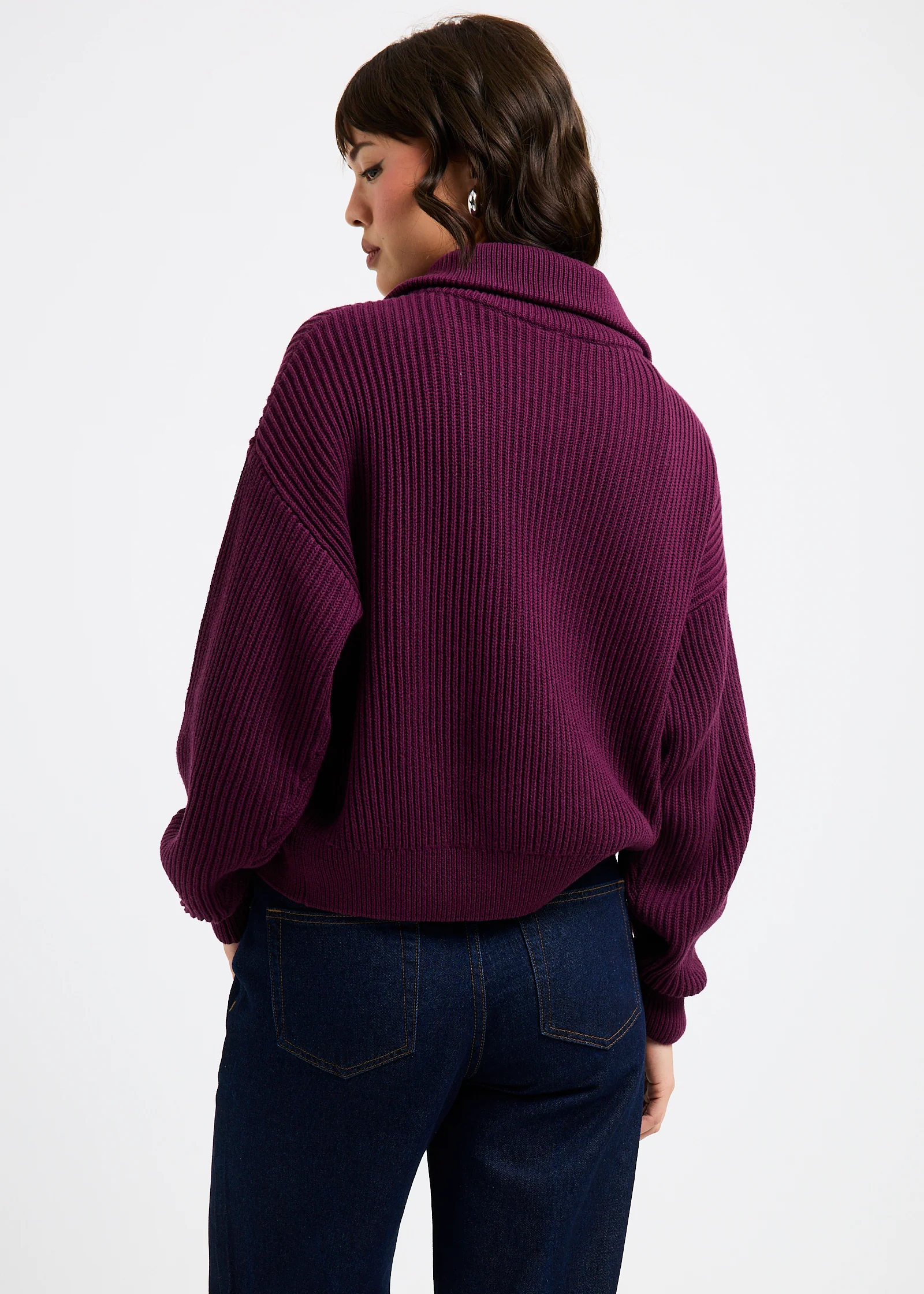 Ellie Double End Zip Longline Cardigan - Image 3