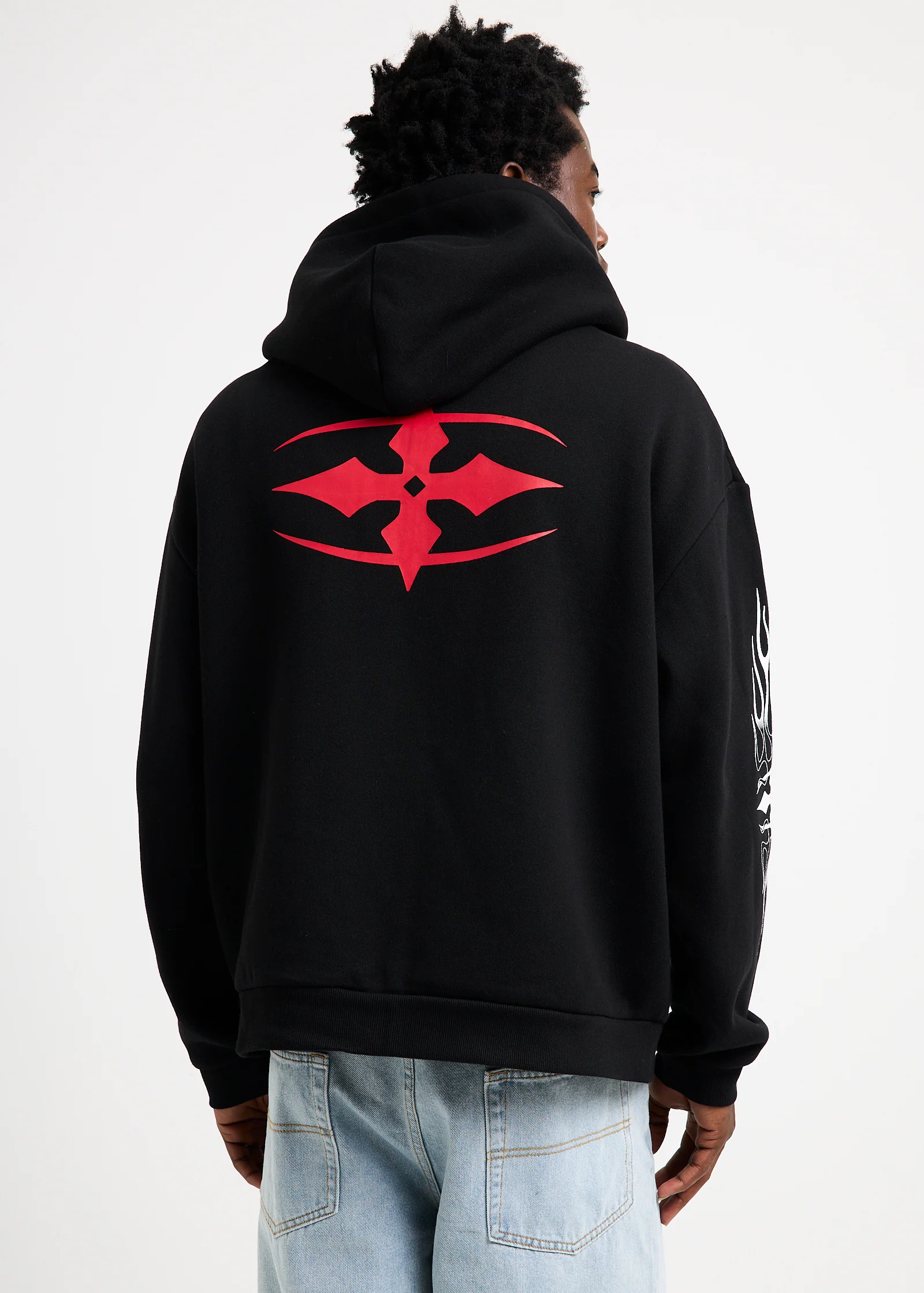 Flame Zip Thru Hoodie - Image 2
