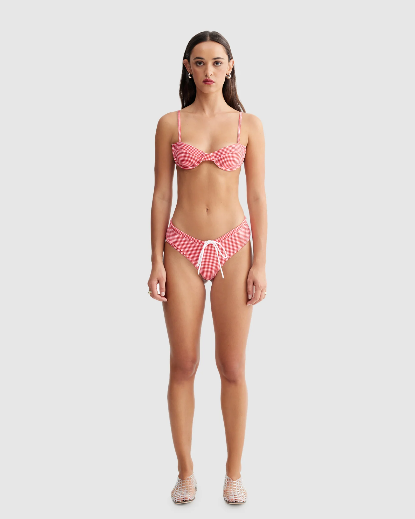 Gingham Gisel Bikini Bottom