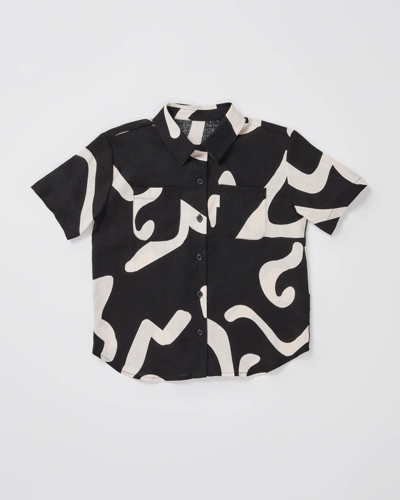 Girls Charlie Swirl Short Sleeve Shirt