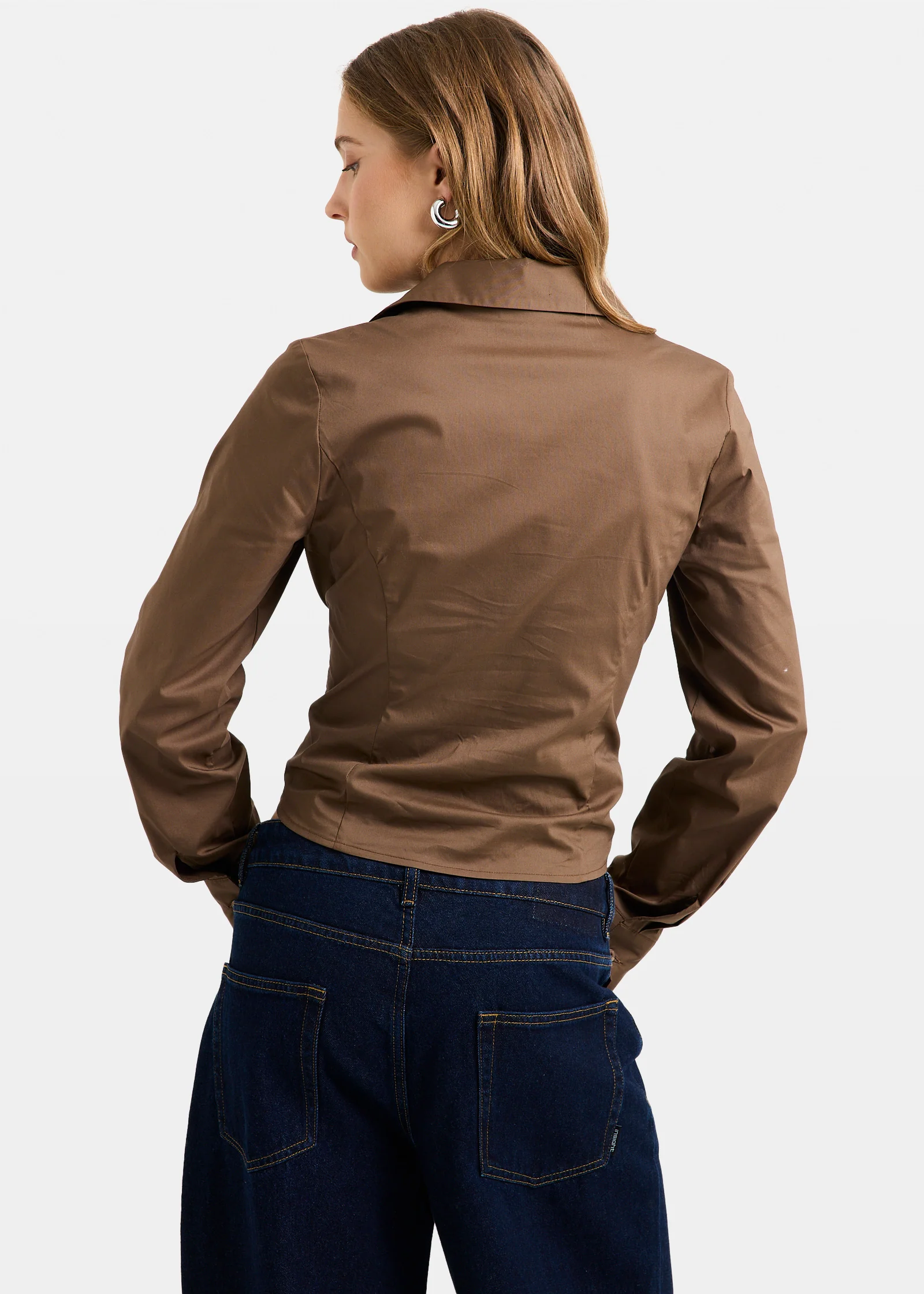 Isha Button Down Long Sleeve Shirt - Image 2
