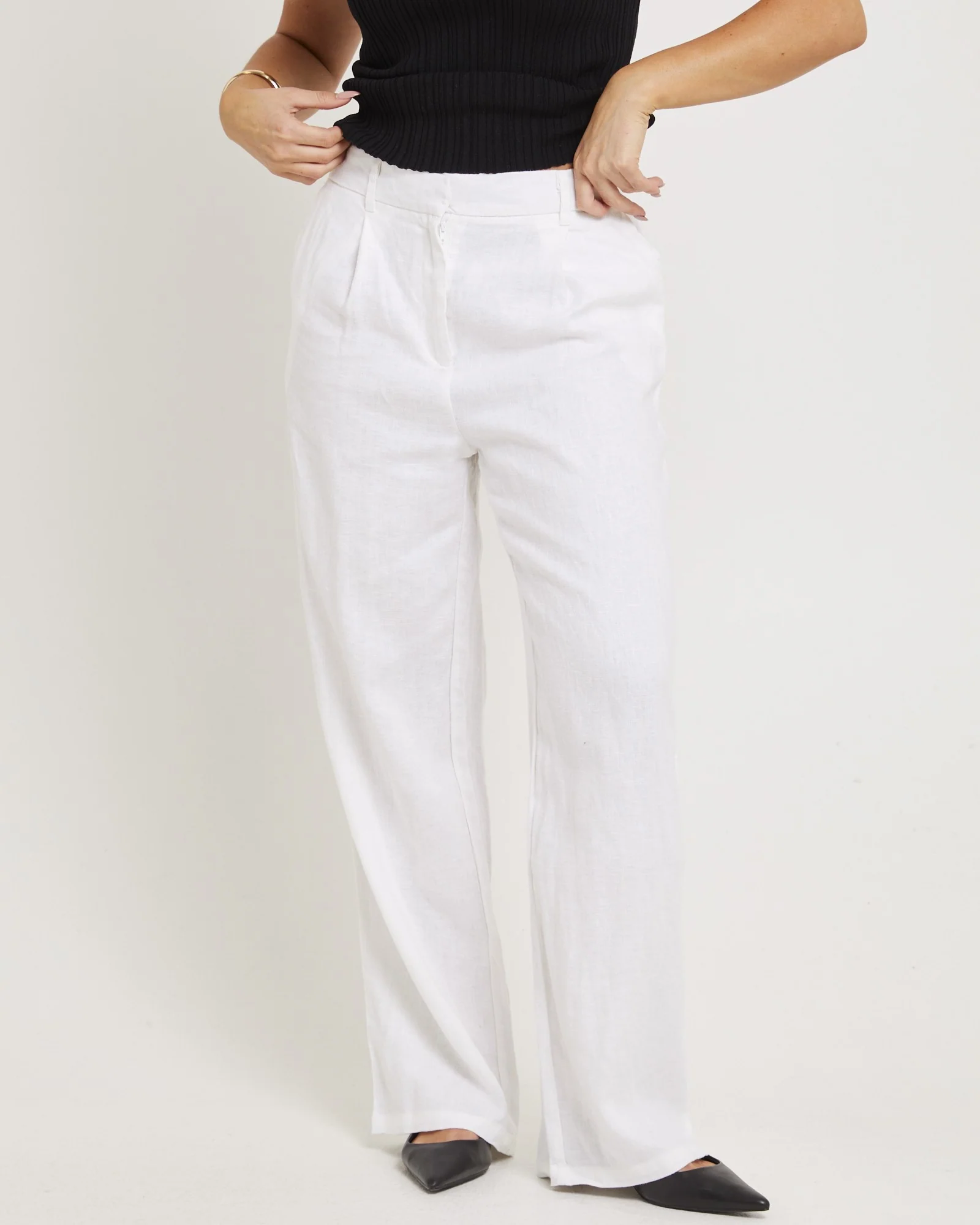 Jemimah Linen Trousers - Image 2