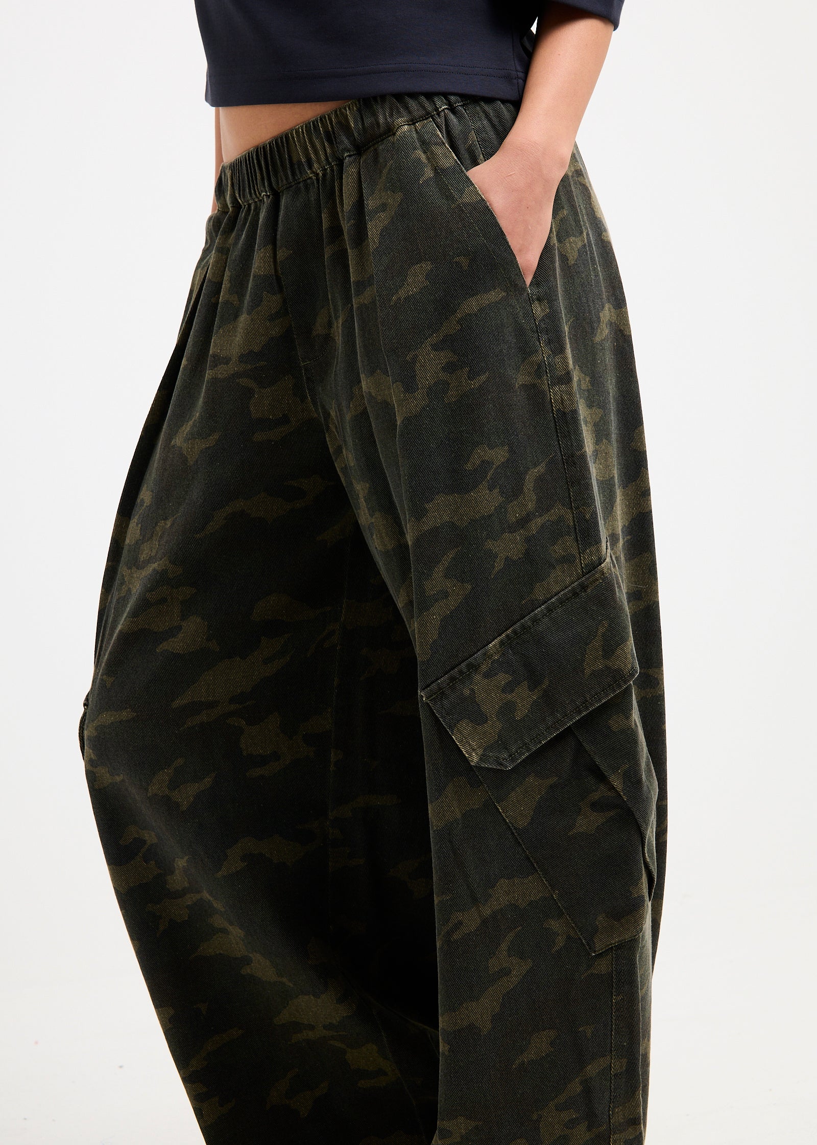 Julia Pull On Cargo Pants - Image 5