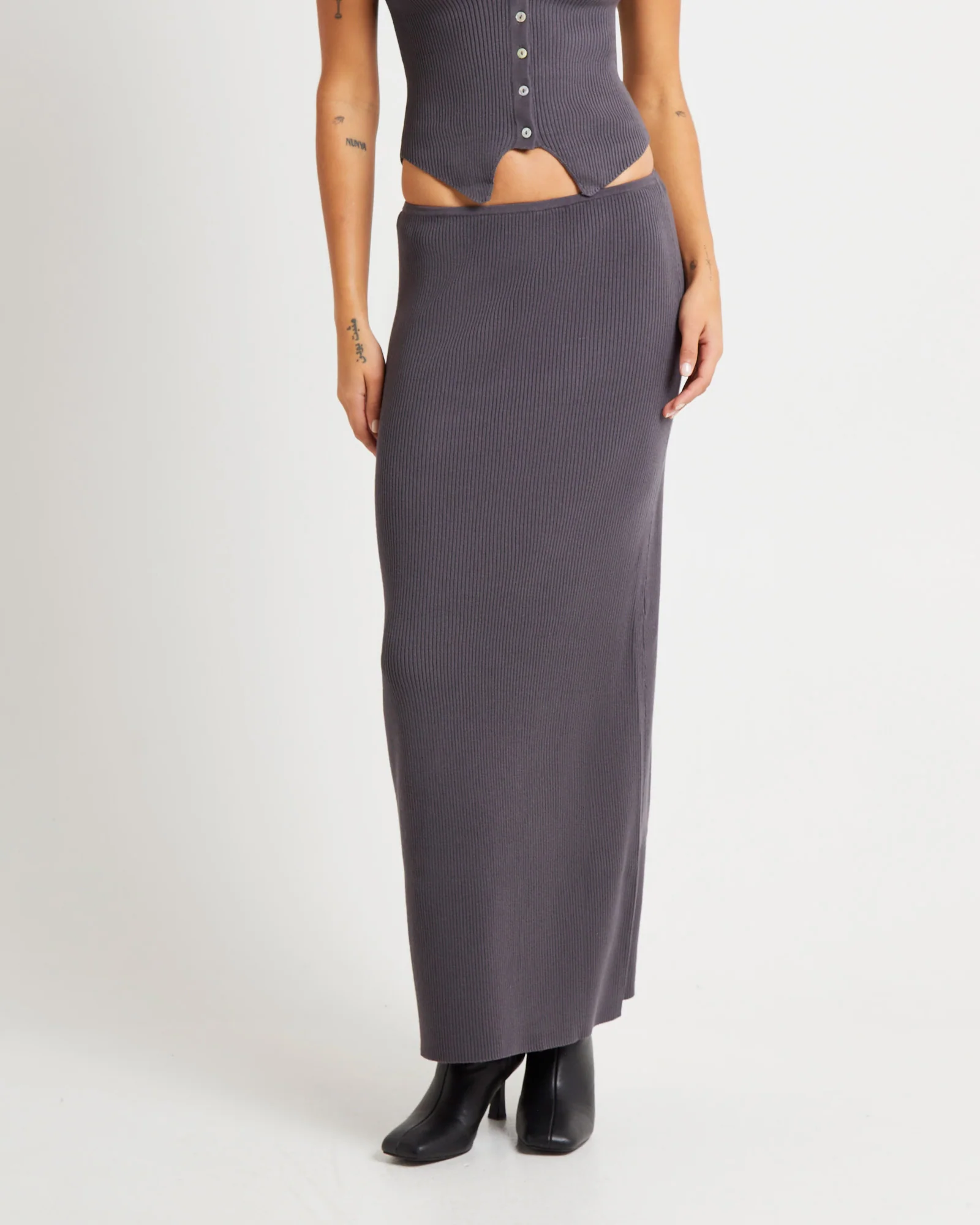Kelse Knitted Maxi Skirt