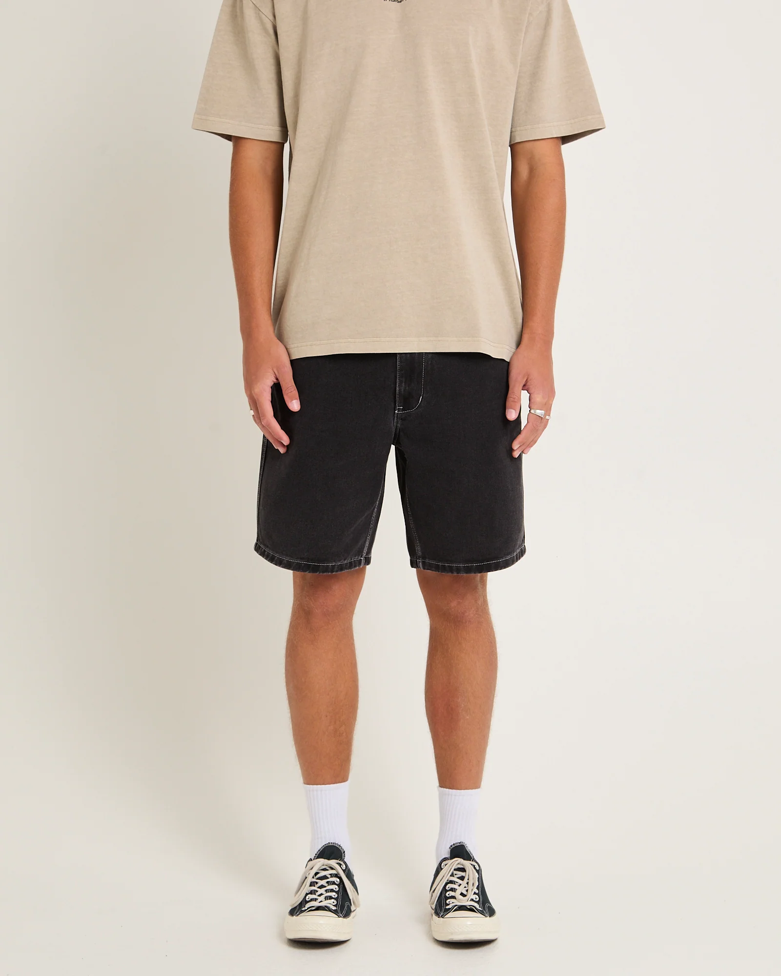 Knocker Contrast Vintage Denim Shorts