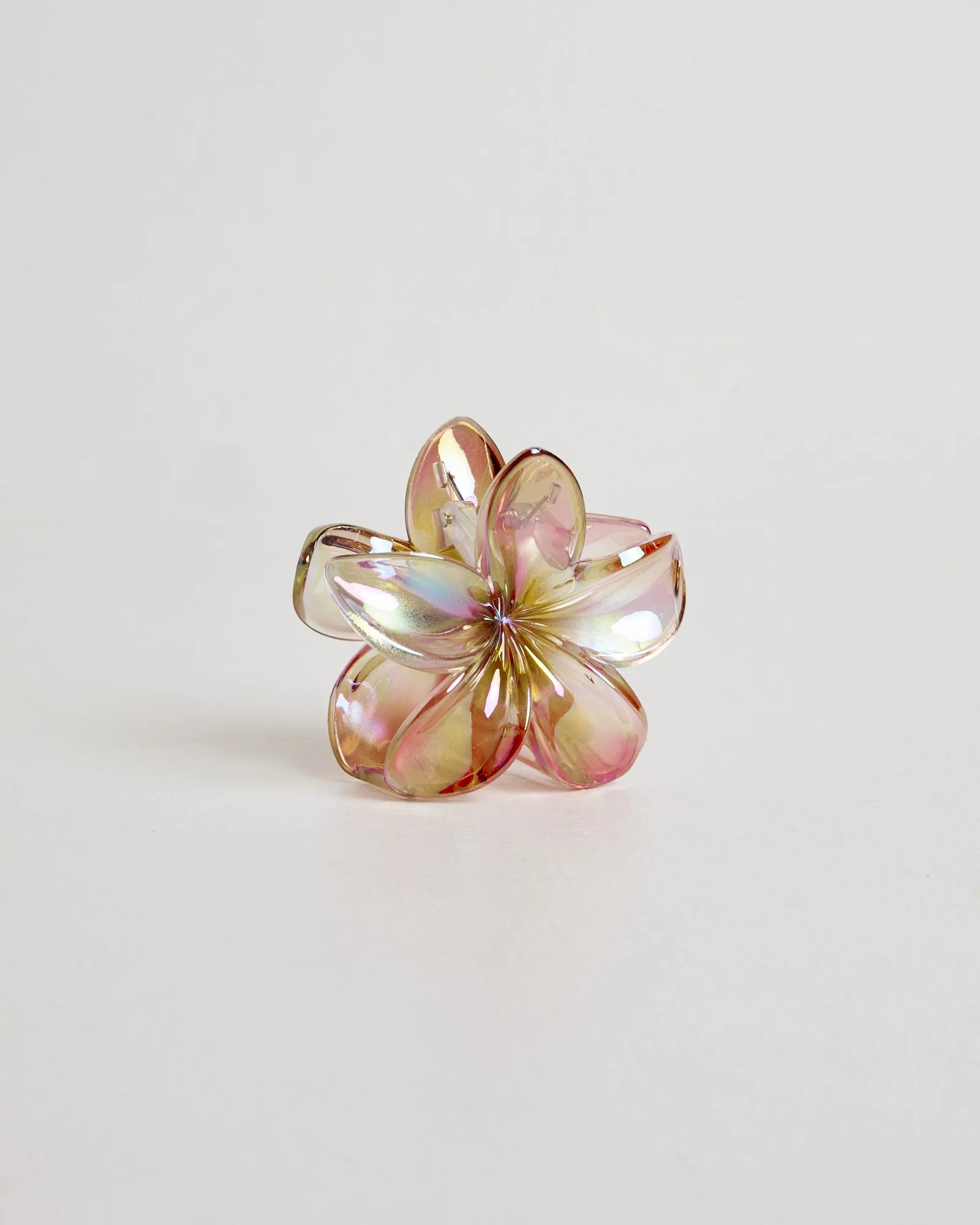 Metallic Flower Clip