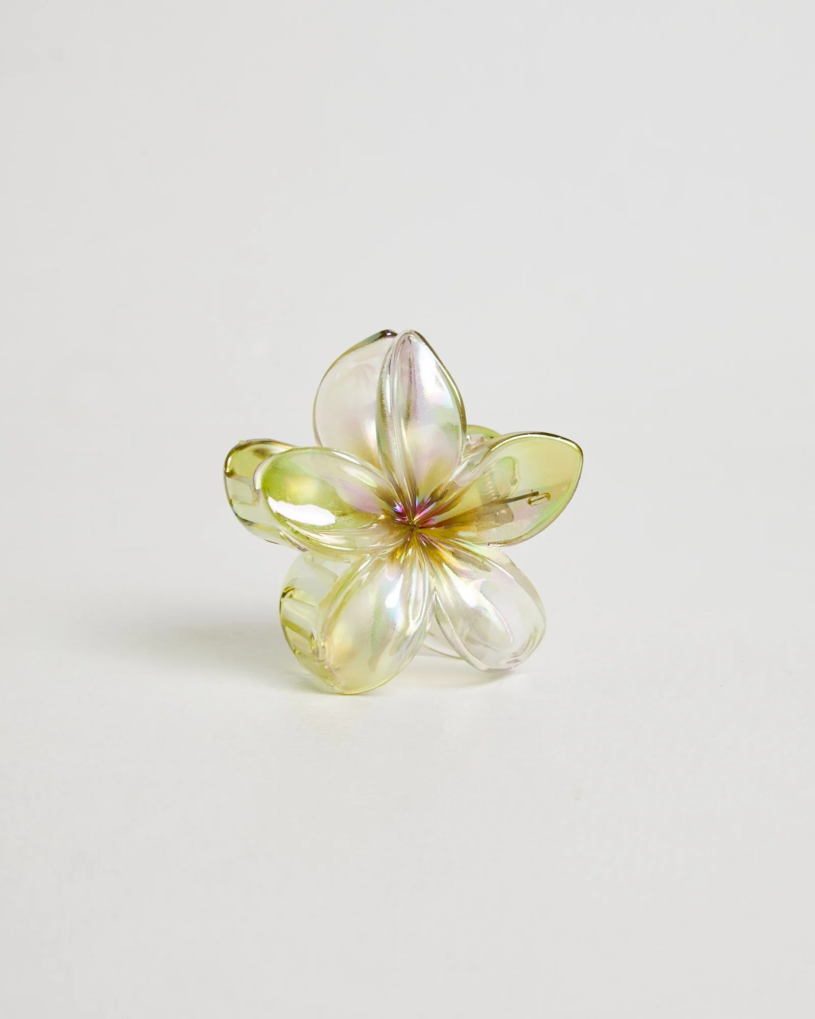 Metallic Flower Clip