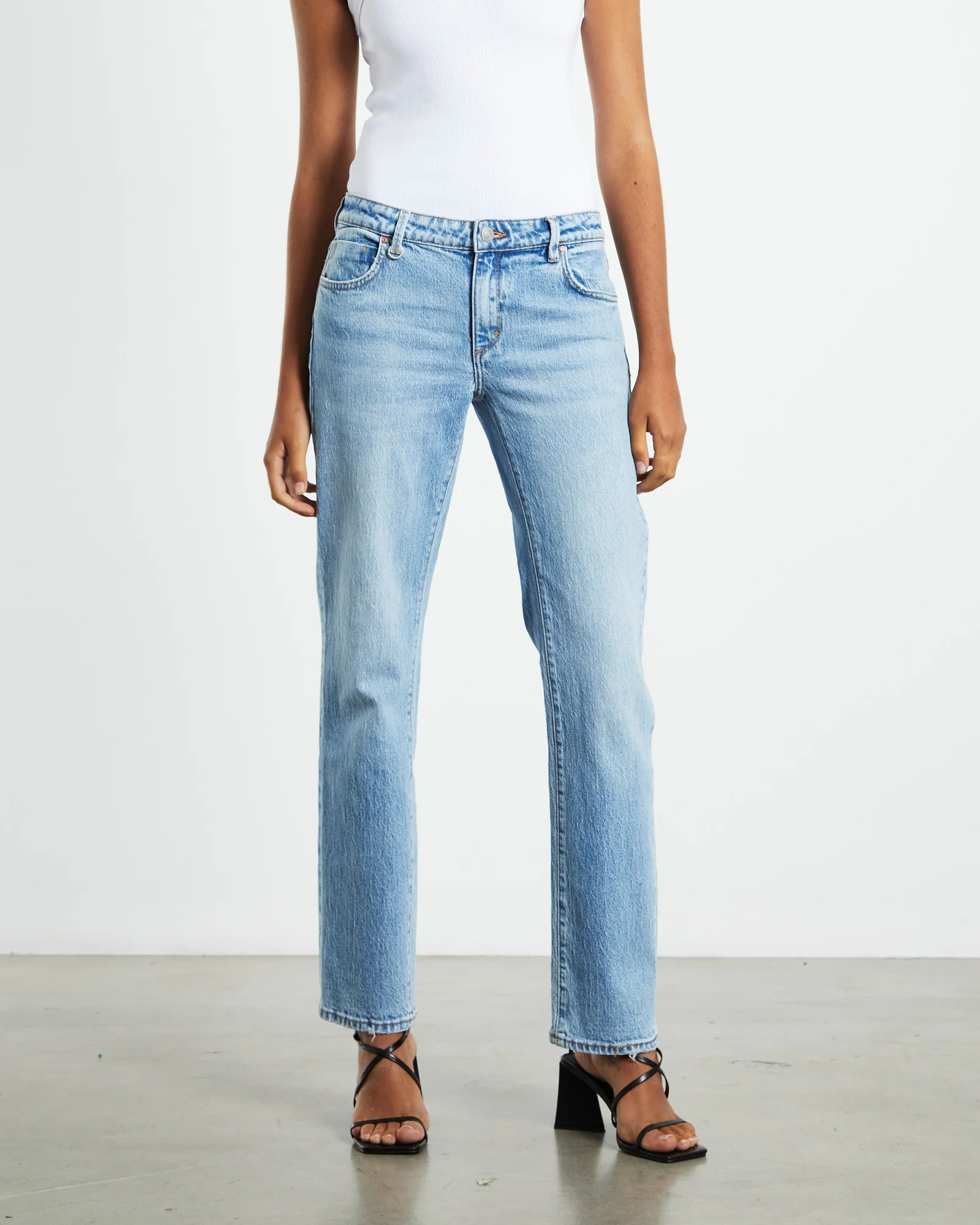 Mia Low Rise Straight Denim Jeans Jemima