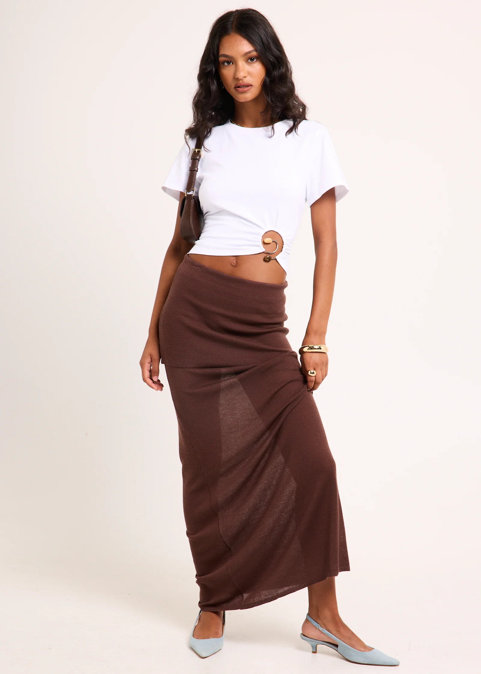 Milano Sheer Maxi Skirt