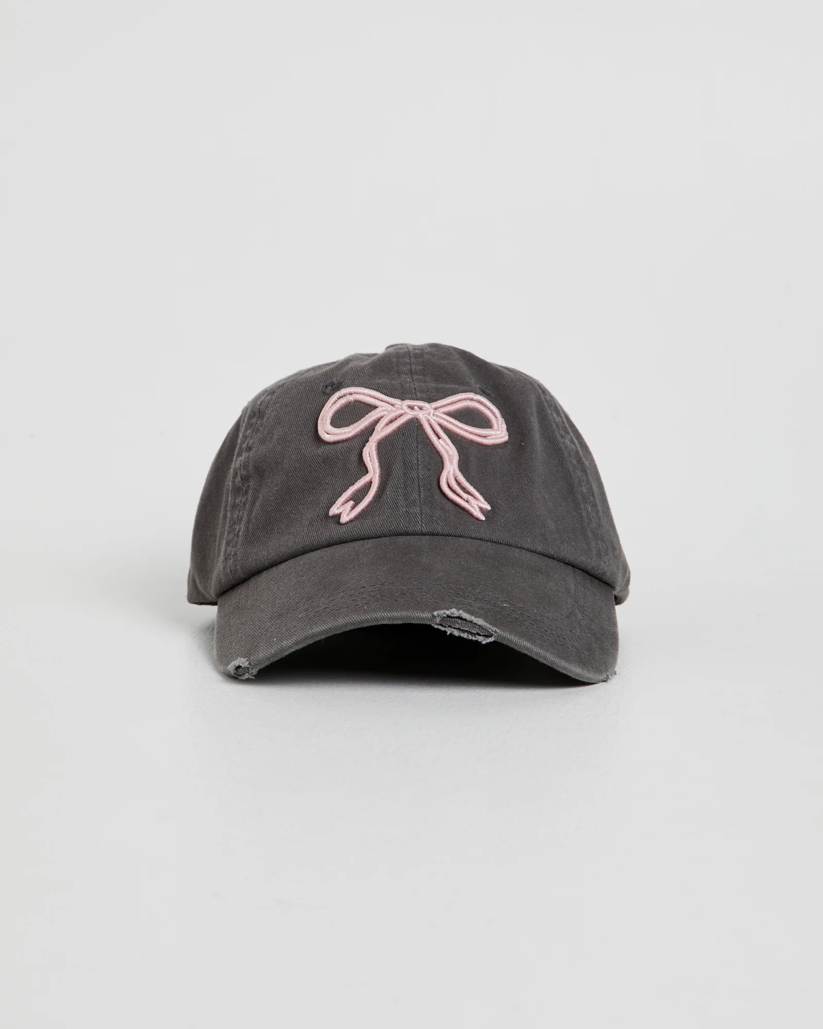 Mimi Bow Distressed Cap