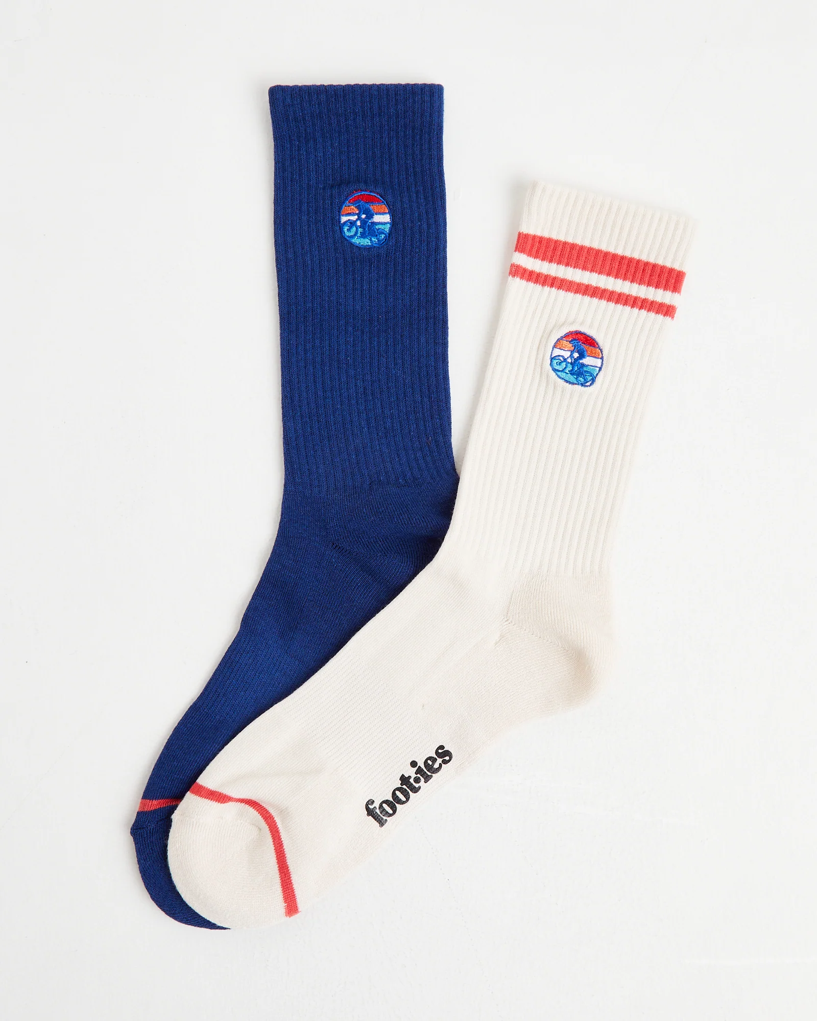 Mountain Bike Sneaker Socks 2 Pack in Assorted
