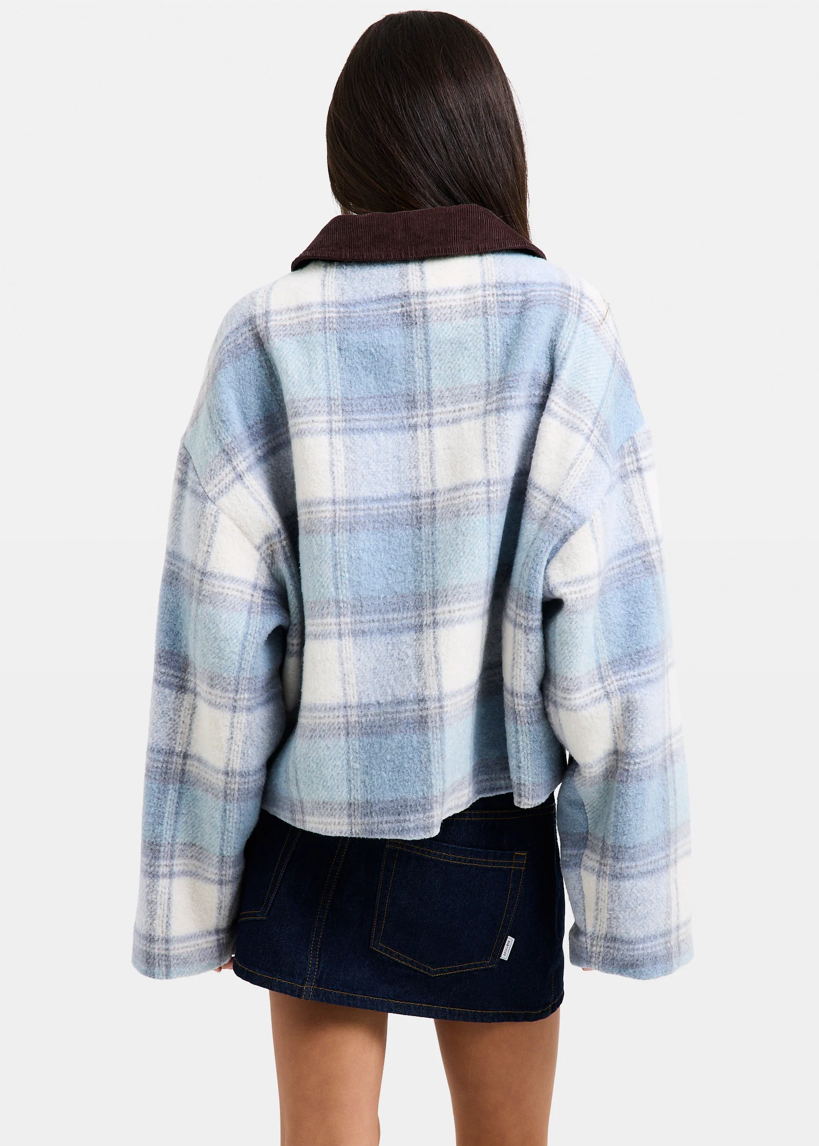 Nevada Plaid Oversized Jacket - Image 3