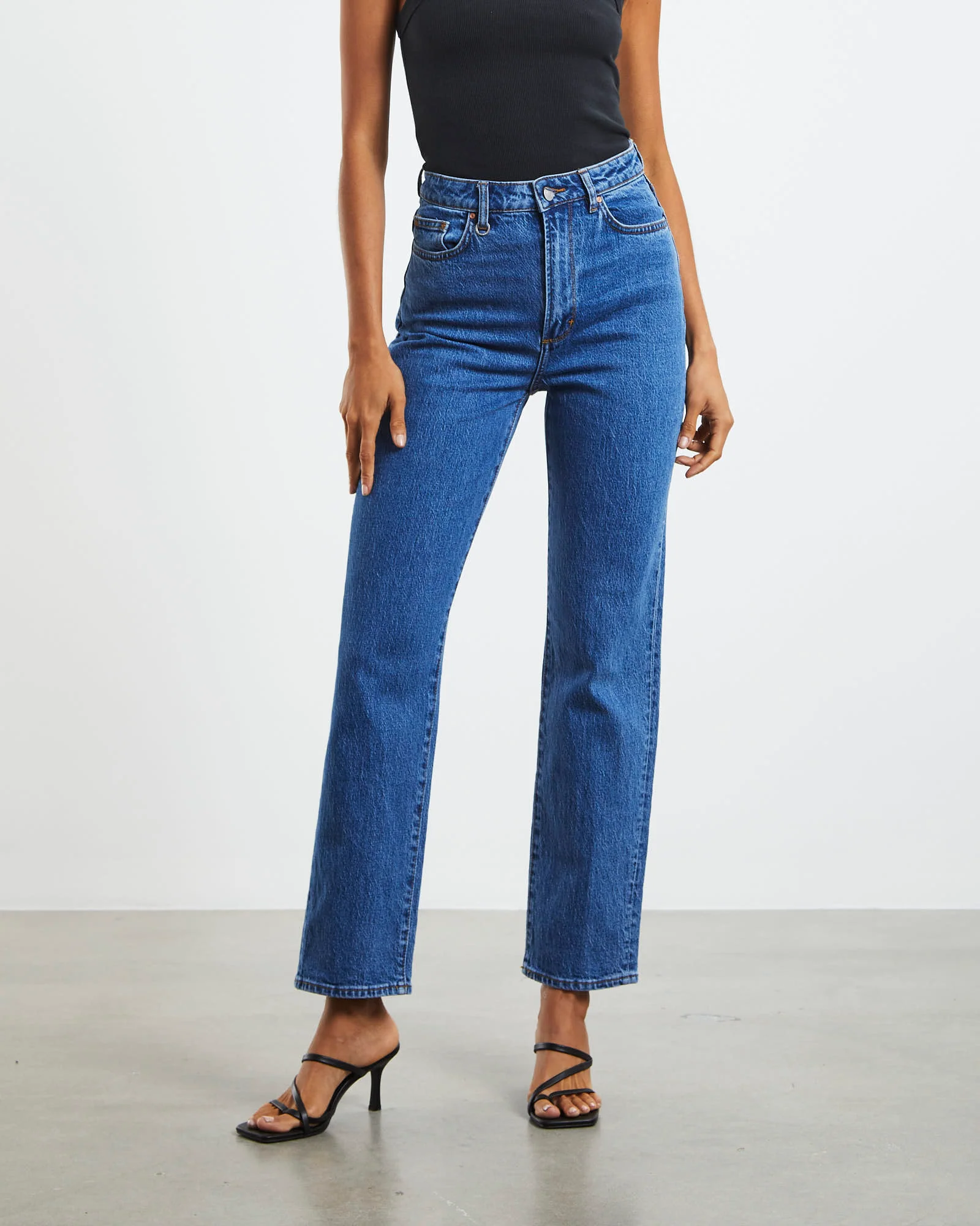 Nico Straight Denim Jeans French