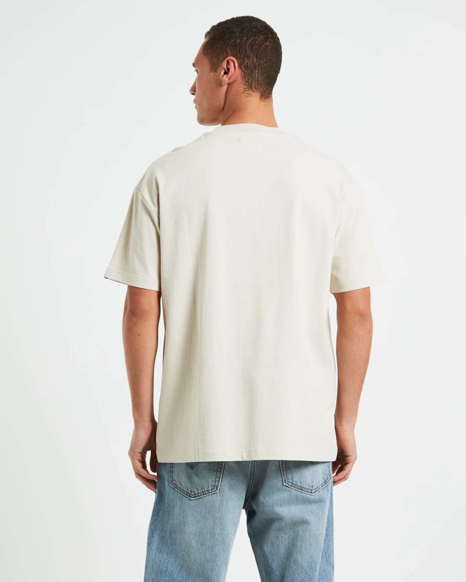 Nitro Short Sleeve T-Shirt in Pebble Grey - Image 2