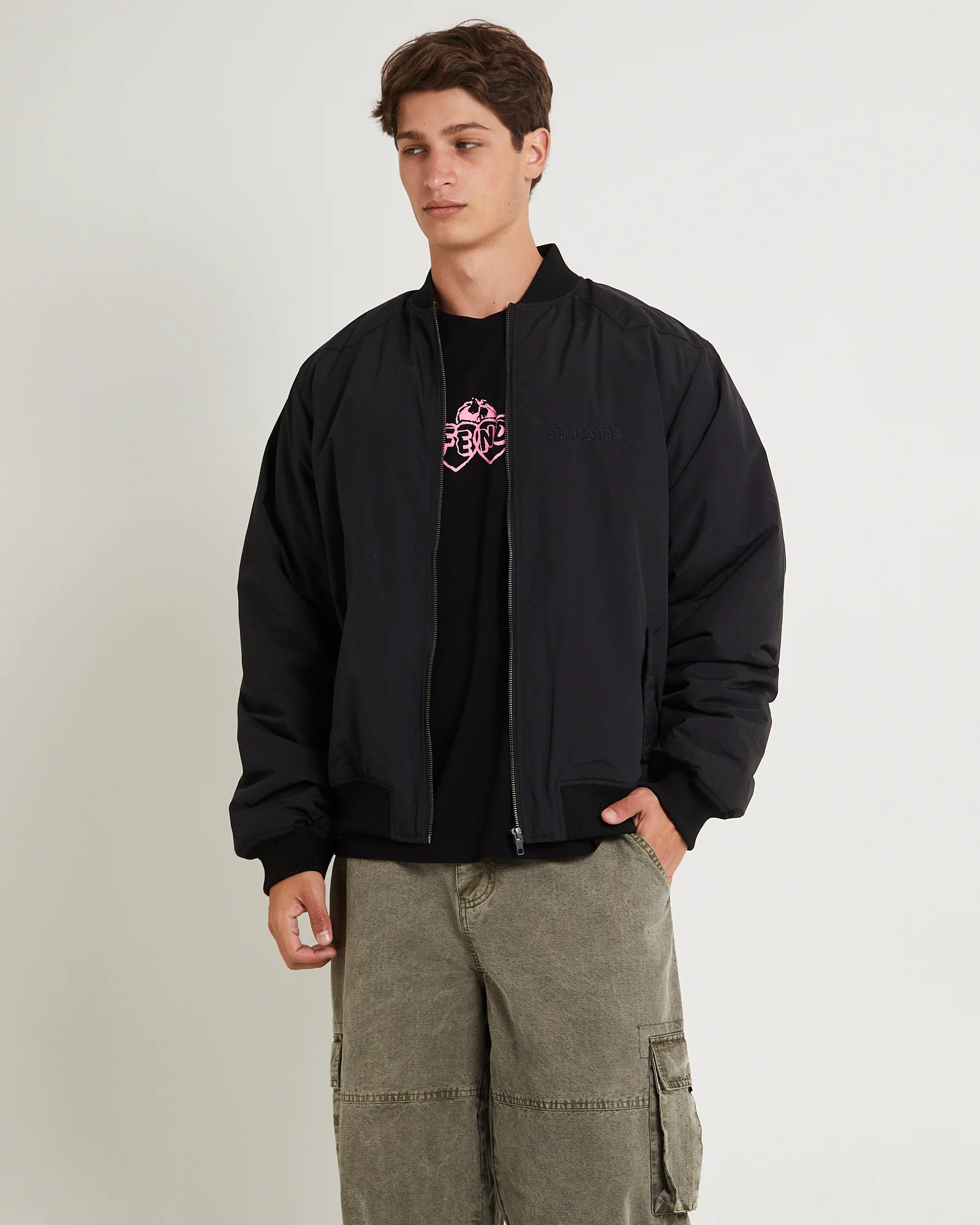 No More Bombs Bomber Jacket