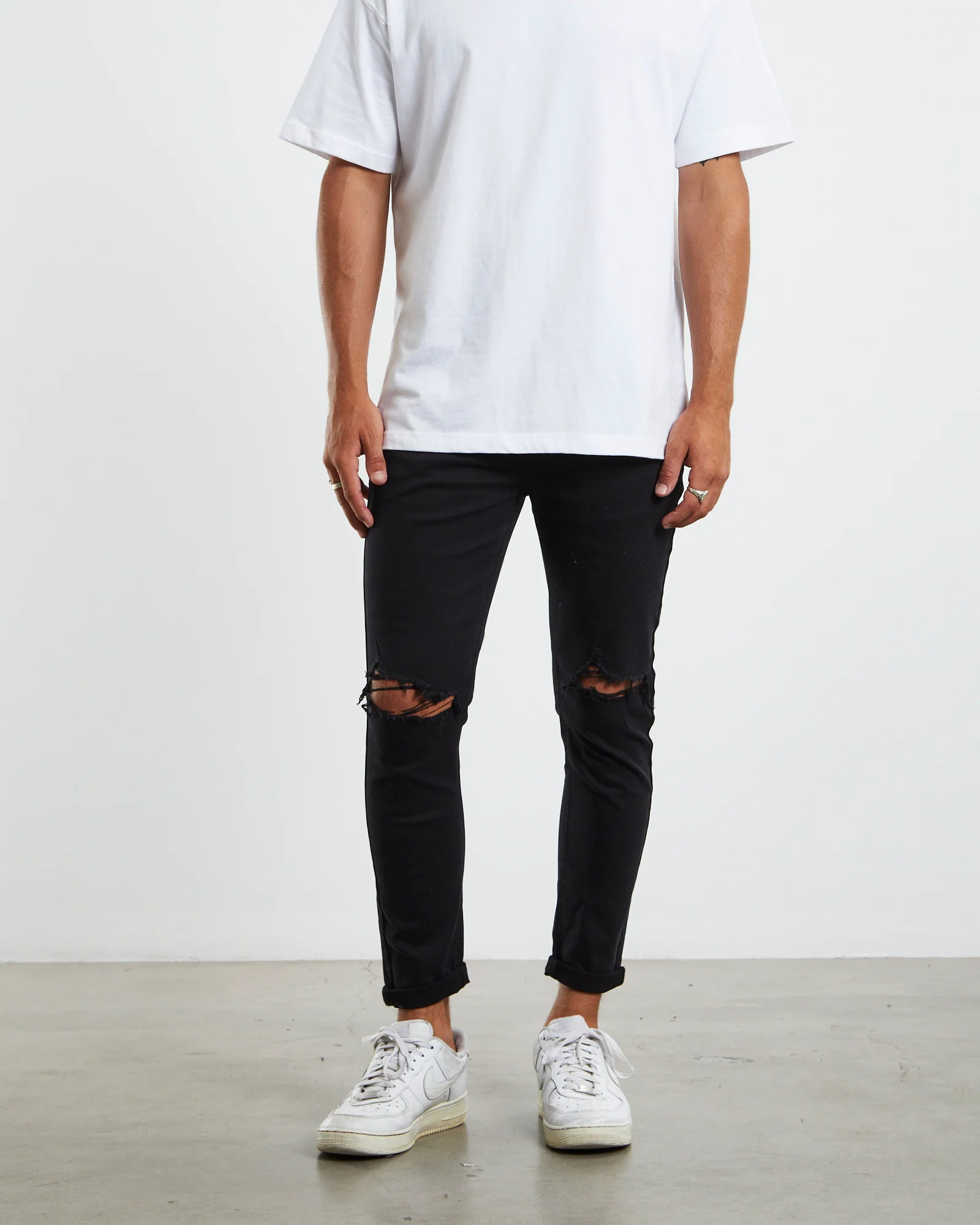 Offset Denim Jeans Base