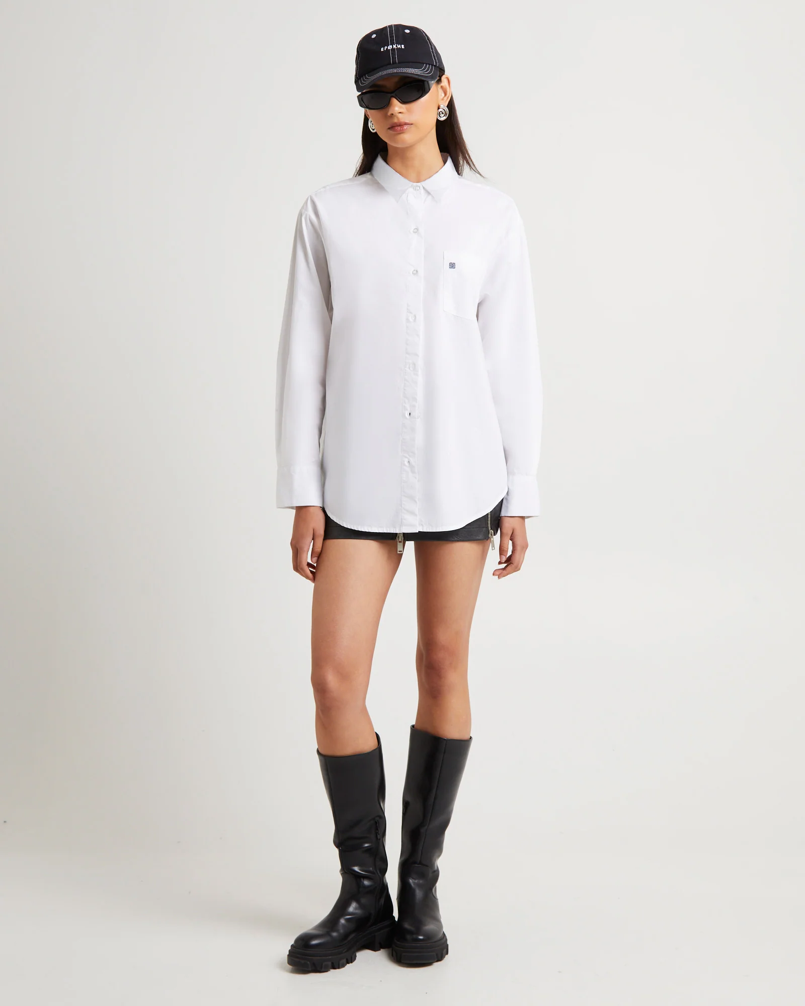 Oversized Poplin Shirt - Image 6
