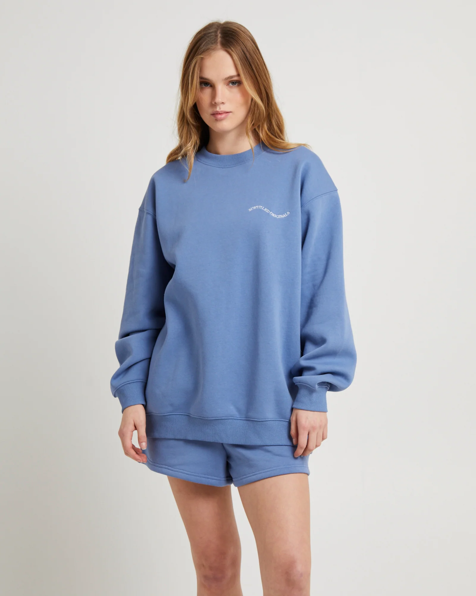 Oversized Wave Origin Fleece Jumper