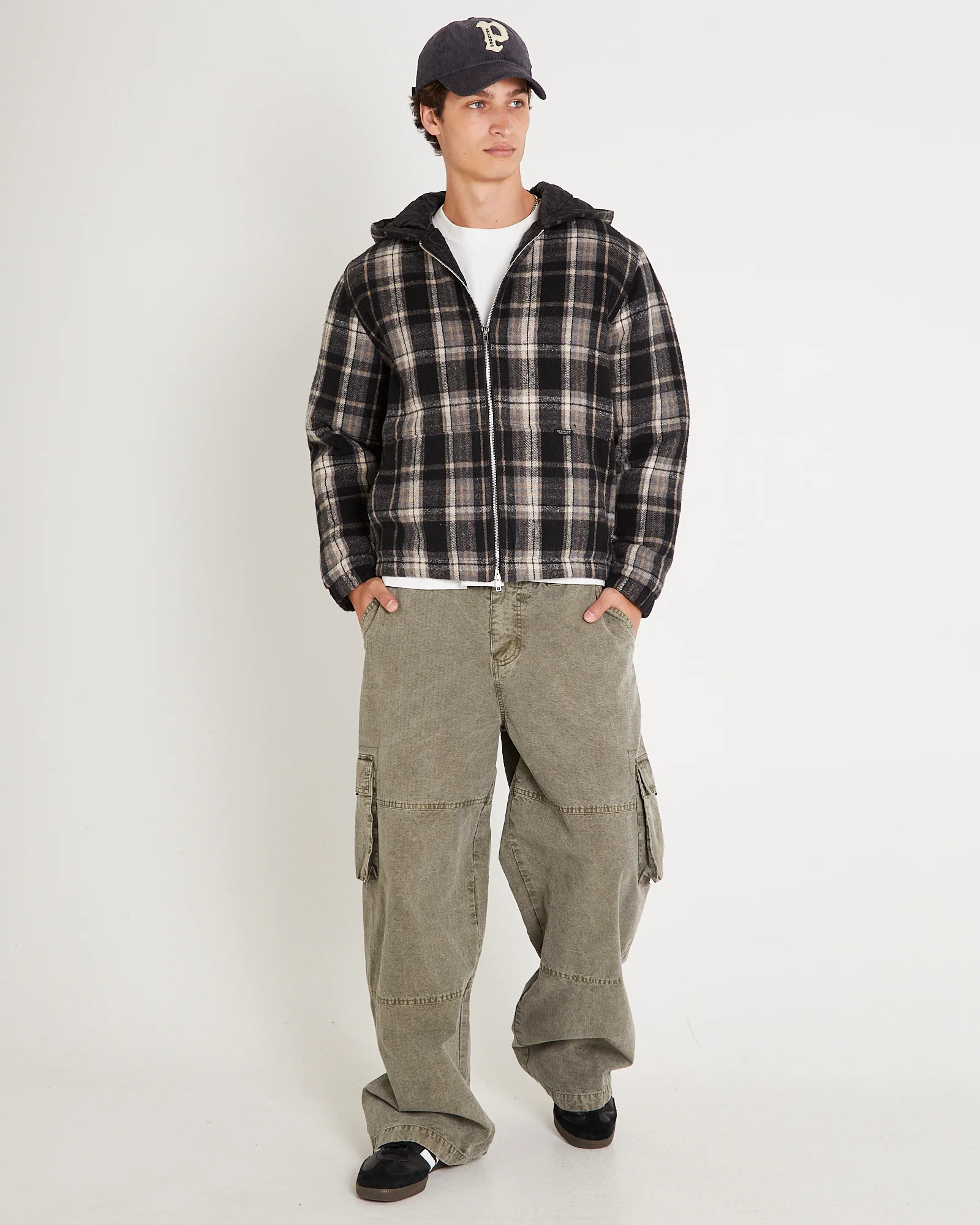 Phoenix Plaid Wool Work Jacket
