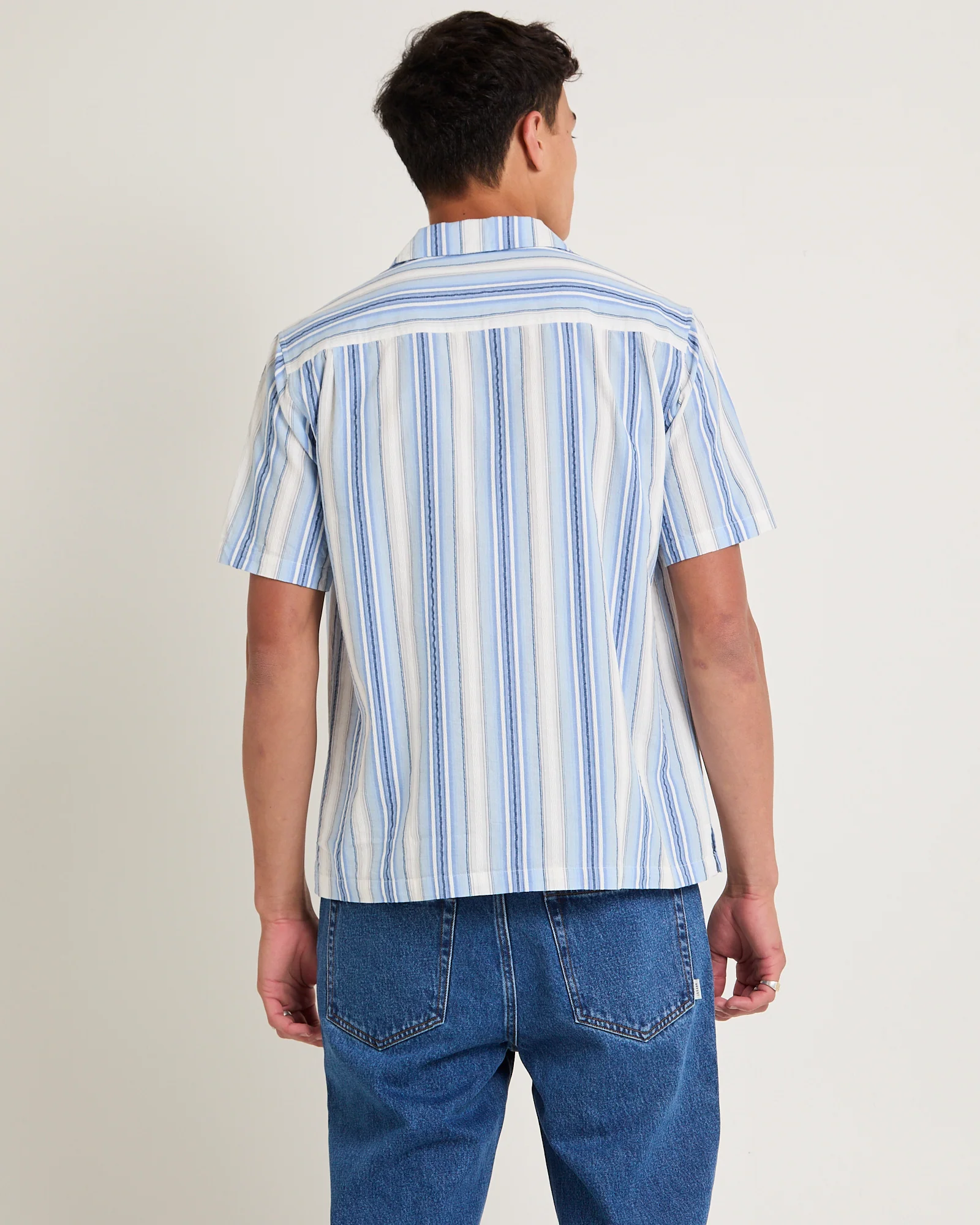 Pinnacle Stripe Short Sleeve Resort Shirt - Image 2