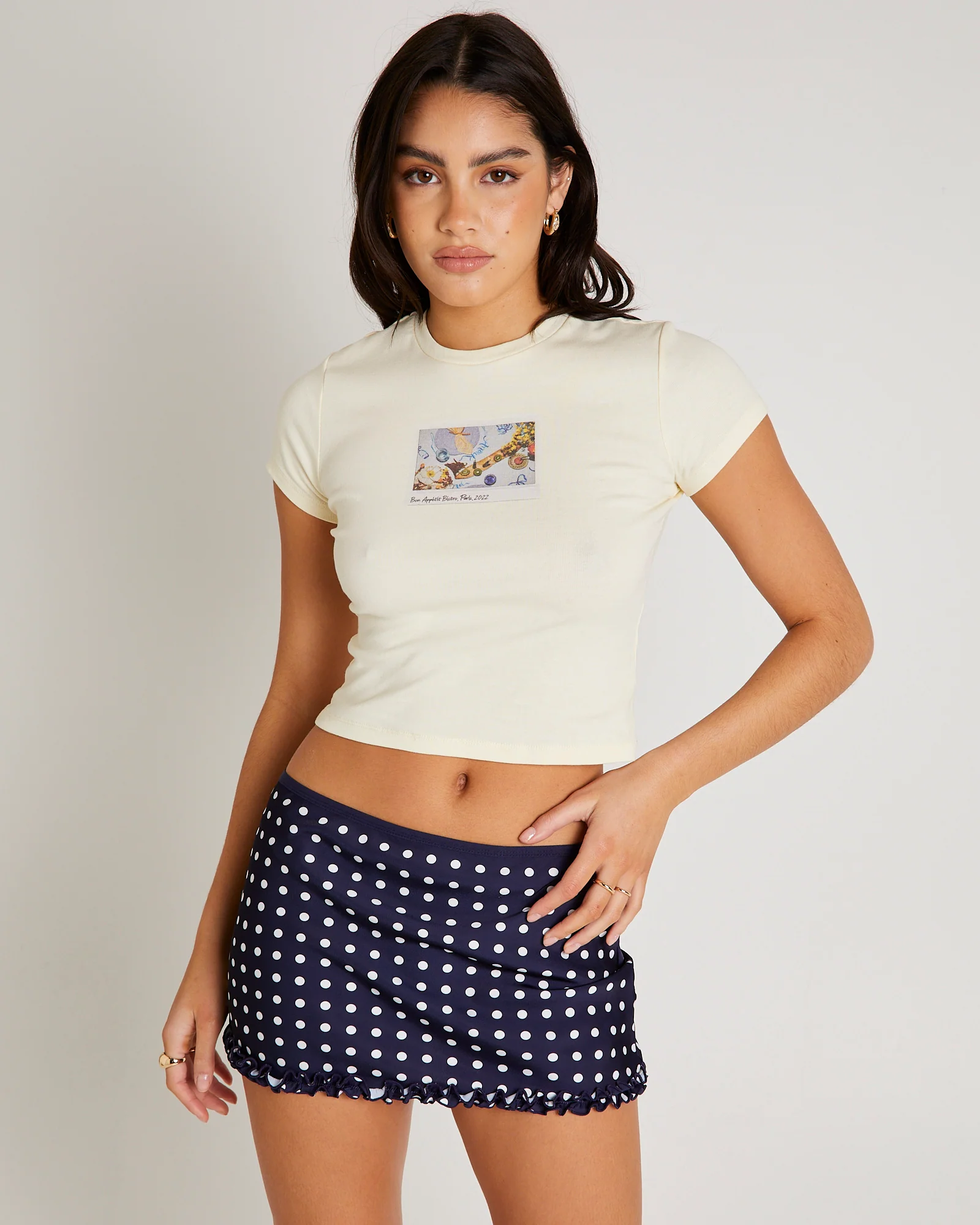 Polaroid From Paris Baby Tee