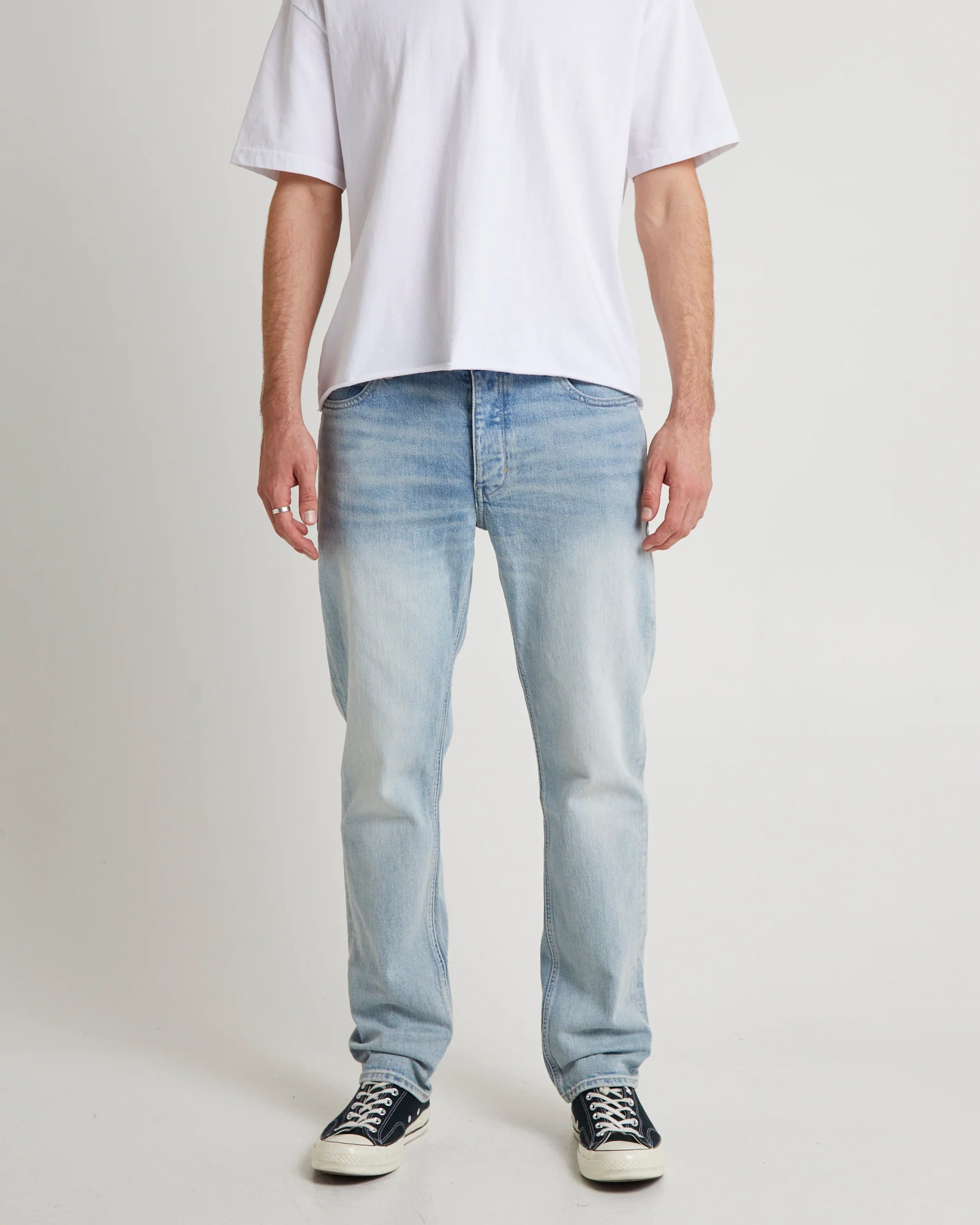 Ray Straight Slim Denim Jeans Light