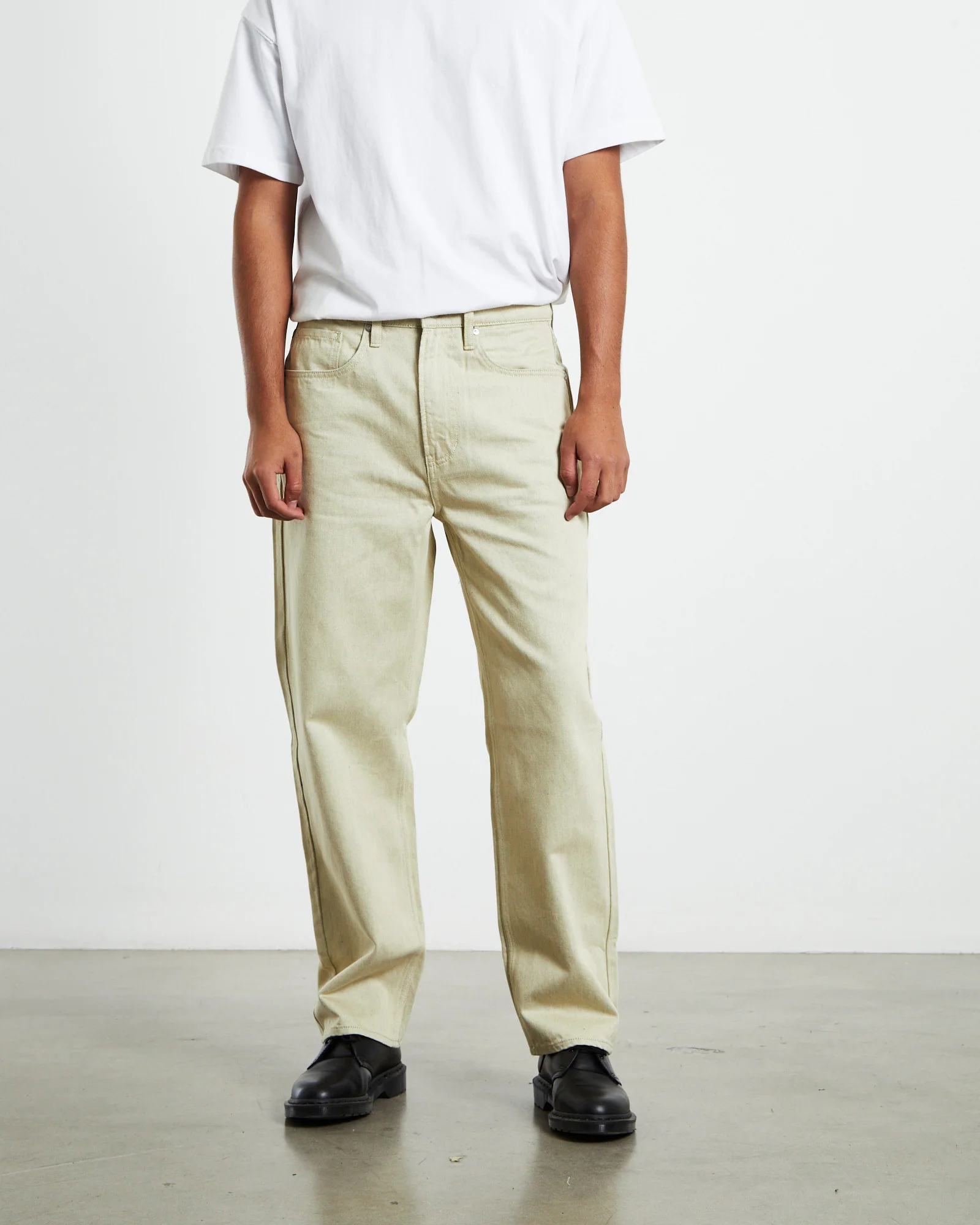 Relaxed Jeans Bone